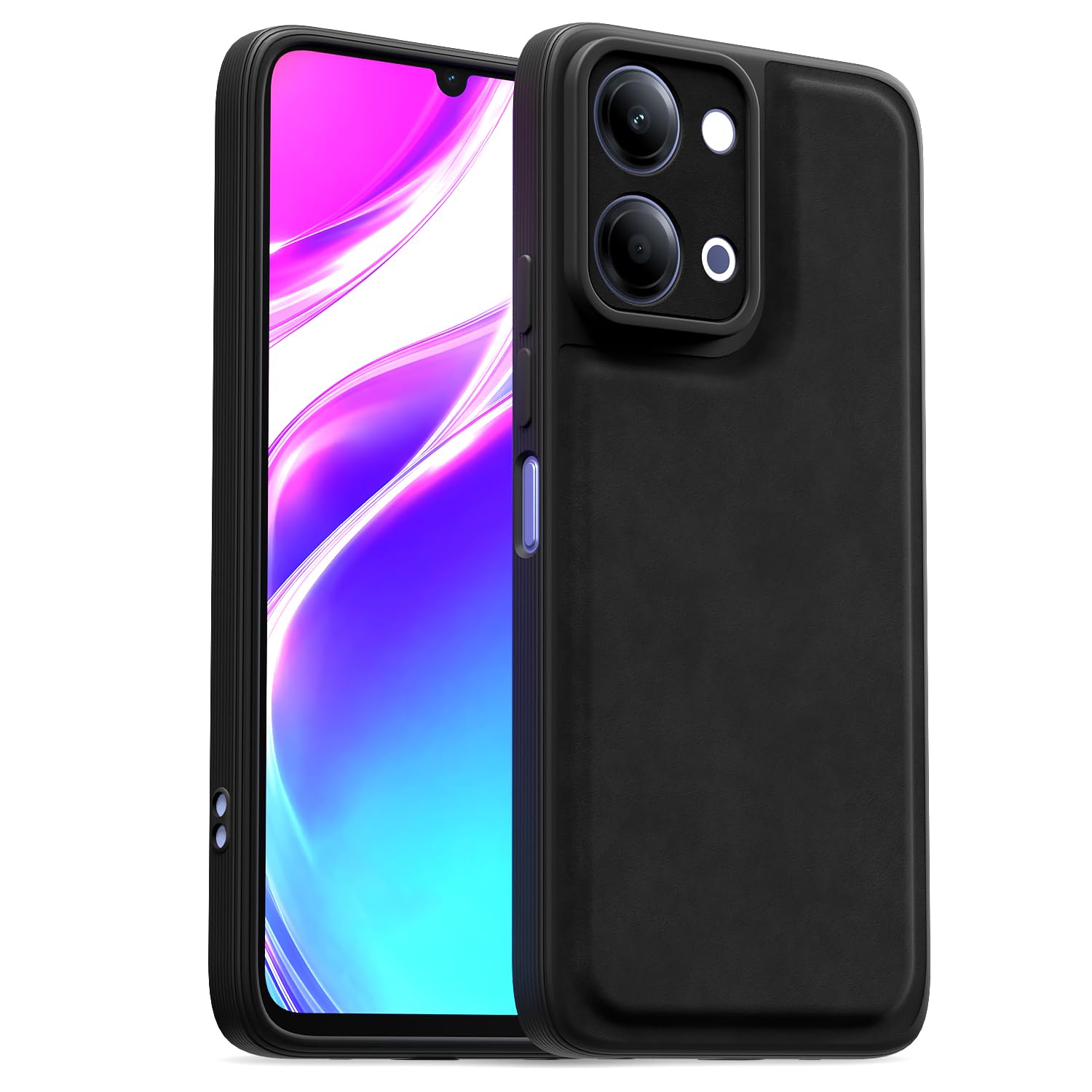 Pikkme black phone cover for Vivo Y11/T5 Lite 5G