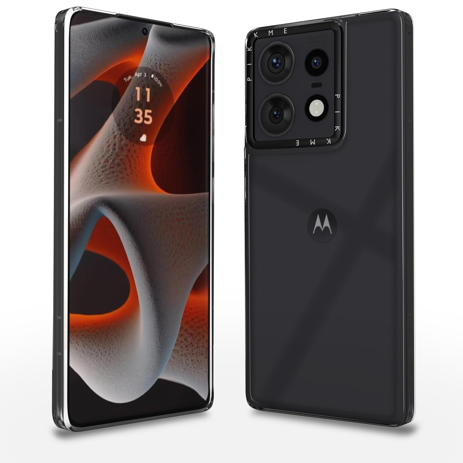 Moto Edge 50 Pro 5G Hybrid phone cover in transparent by Pikkme