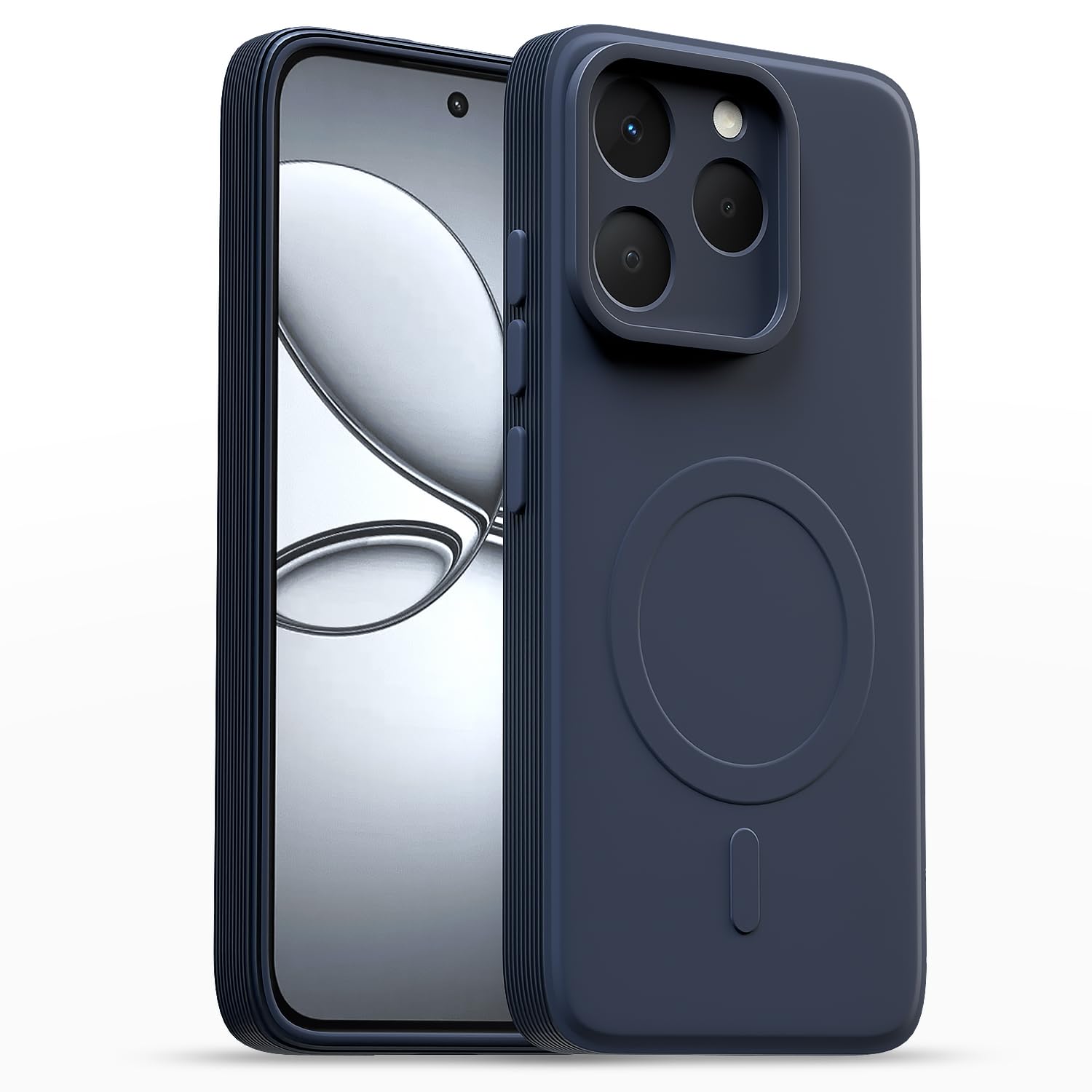 Blue mobile back cover for Realme 15T/Narzo 90 5G – Pikkme