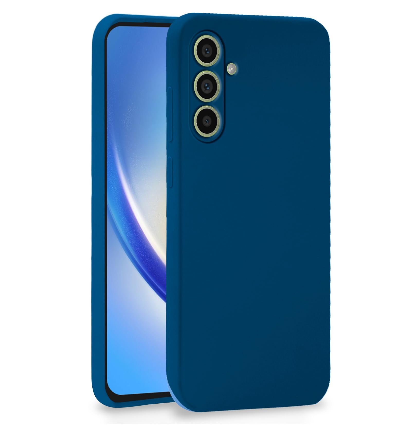 Pikkme blue mobile back cover for Samsung A34 5G