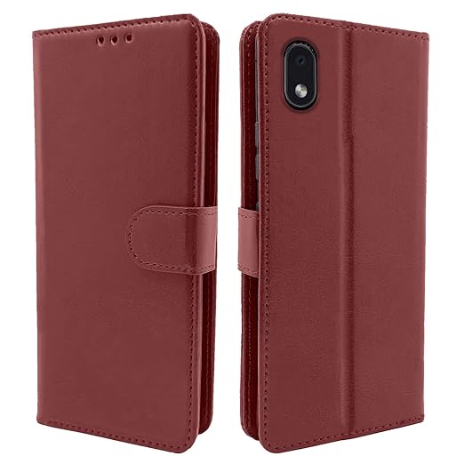 Pikkme Samsung Galaxy M01 core brown Flip Cover