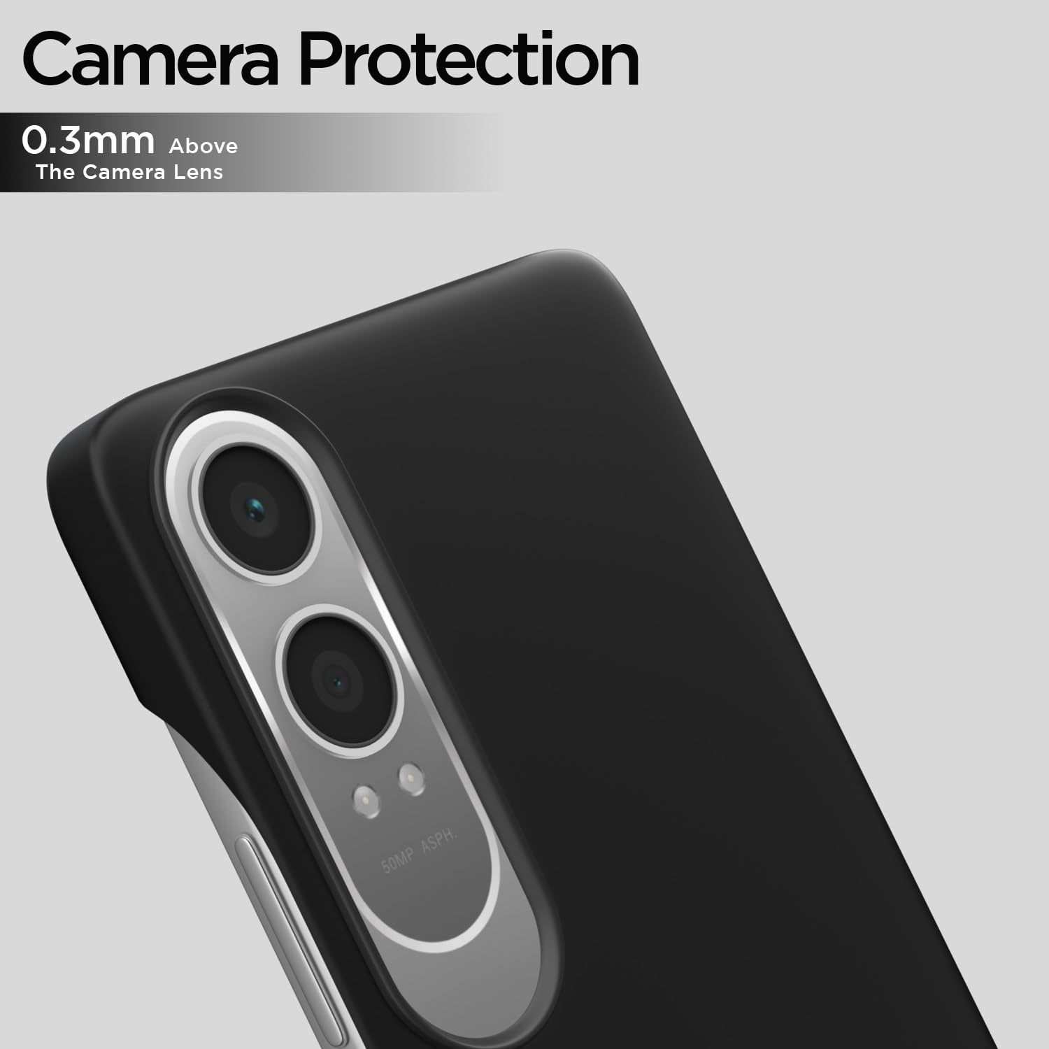 Pikkme OnePlus Nord Ce 4 Lite 5G SideCut Back Cover (Black)