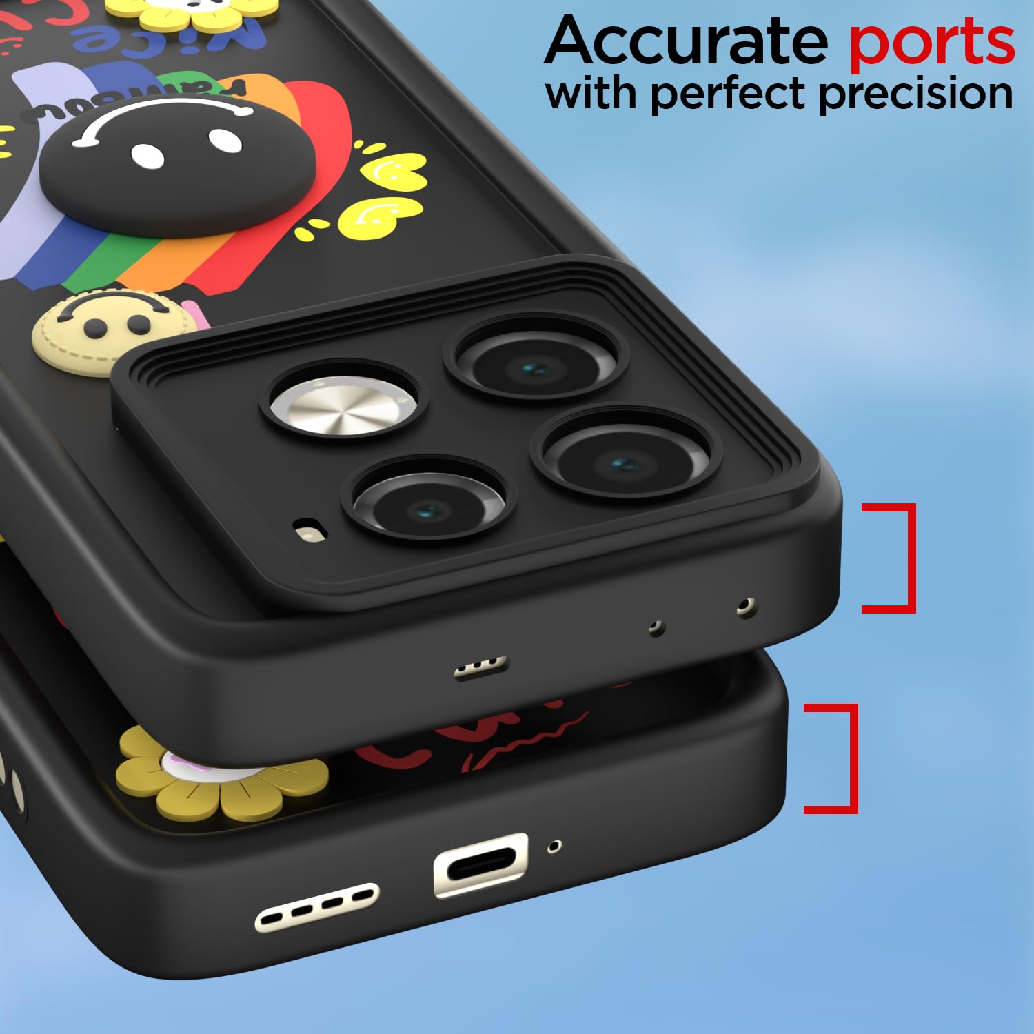 Infinix Note 40 Pro 5G Soft Silicone phone cover in black by Pikkme – photo 4