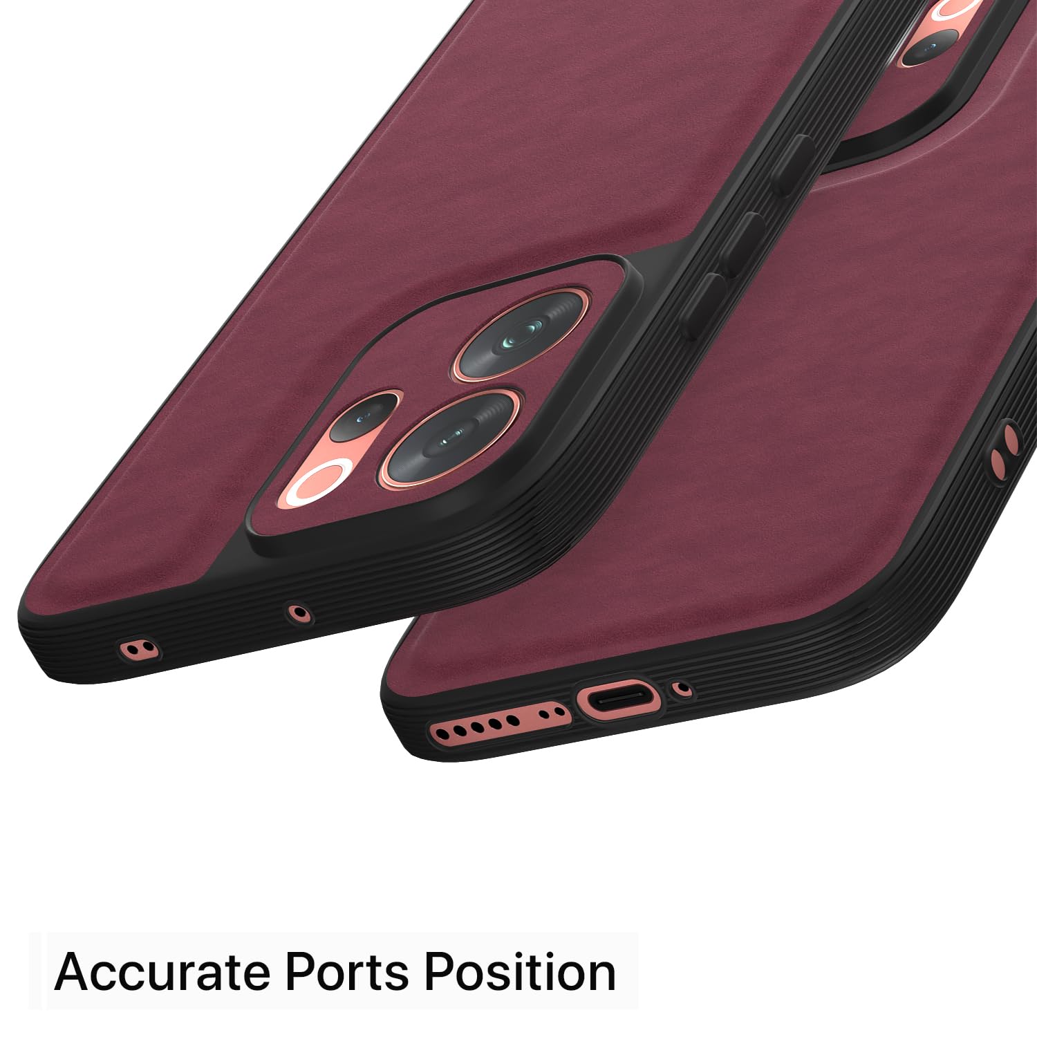 Pikkme Vivo V70 5G Leather purple phone cover – photo 4
