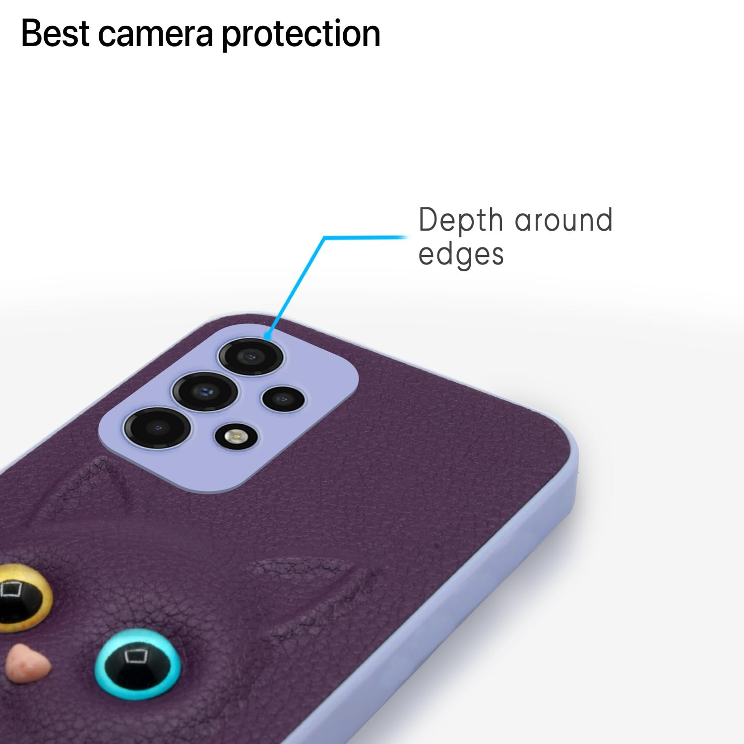 Pikkme Samsung A52/A52s 5G purple mobile back cover – photo 5
