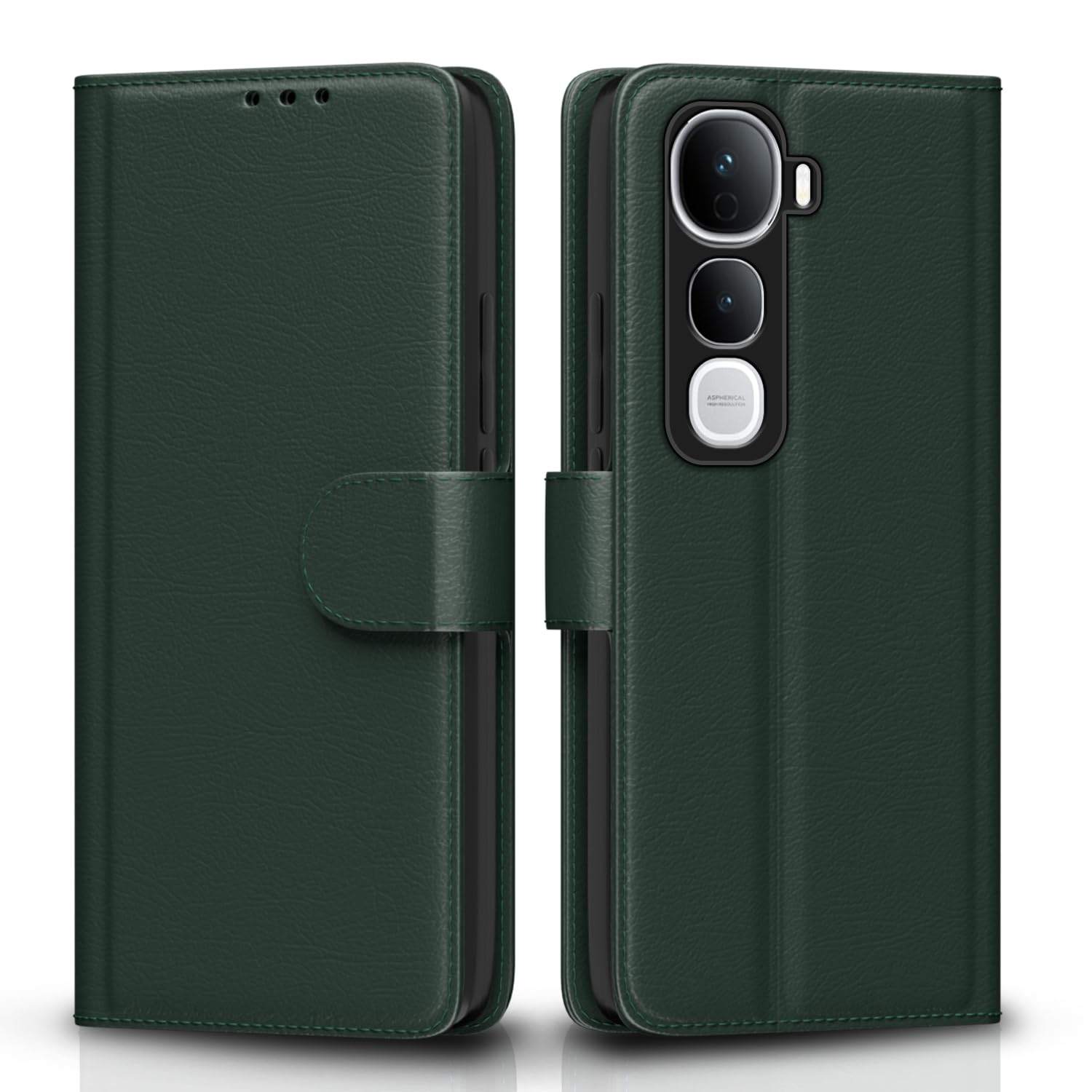 Pikkme Vivo Y400 Pro 5G Vintage Back Cover (Green)