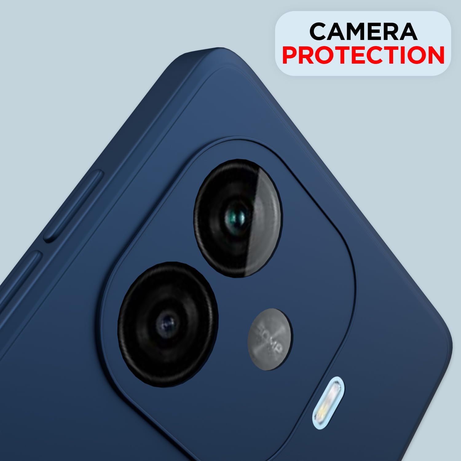 Blue Matte mobile back cover for iQOO Neo 10R/Z9 Turbo/Vivo Y200 GT 5G – Pikkme – photo 5