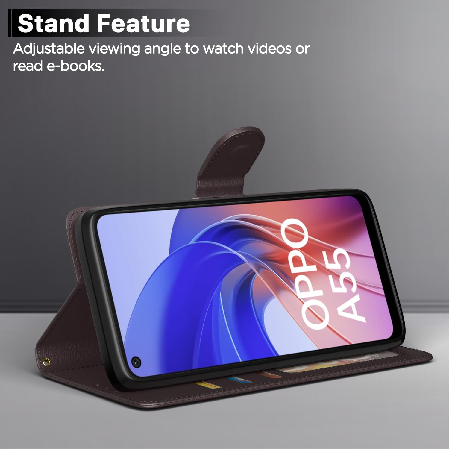 Coffee flip cover for Oppo A55 – Pikkme – photo 3