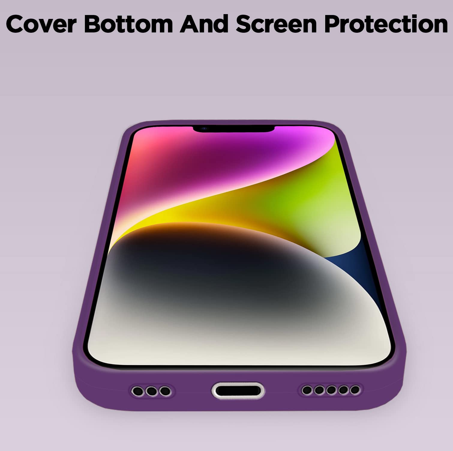 Pikkme grape Soft Silicone mobile back cover for iPhone 14 Plus – photo 7