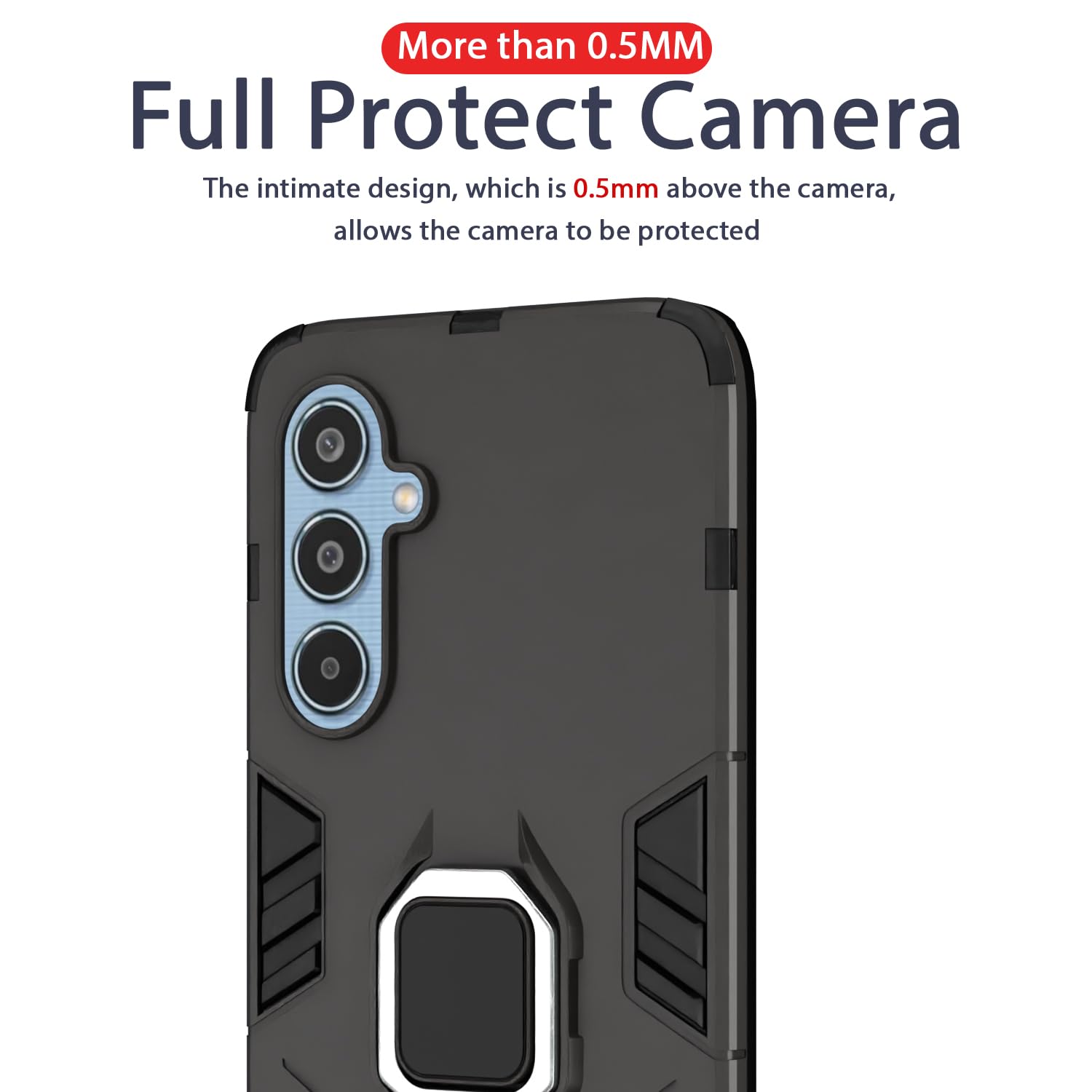 Black back cover for Samsung M35 5G – Pikkme – photo 7