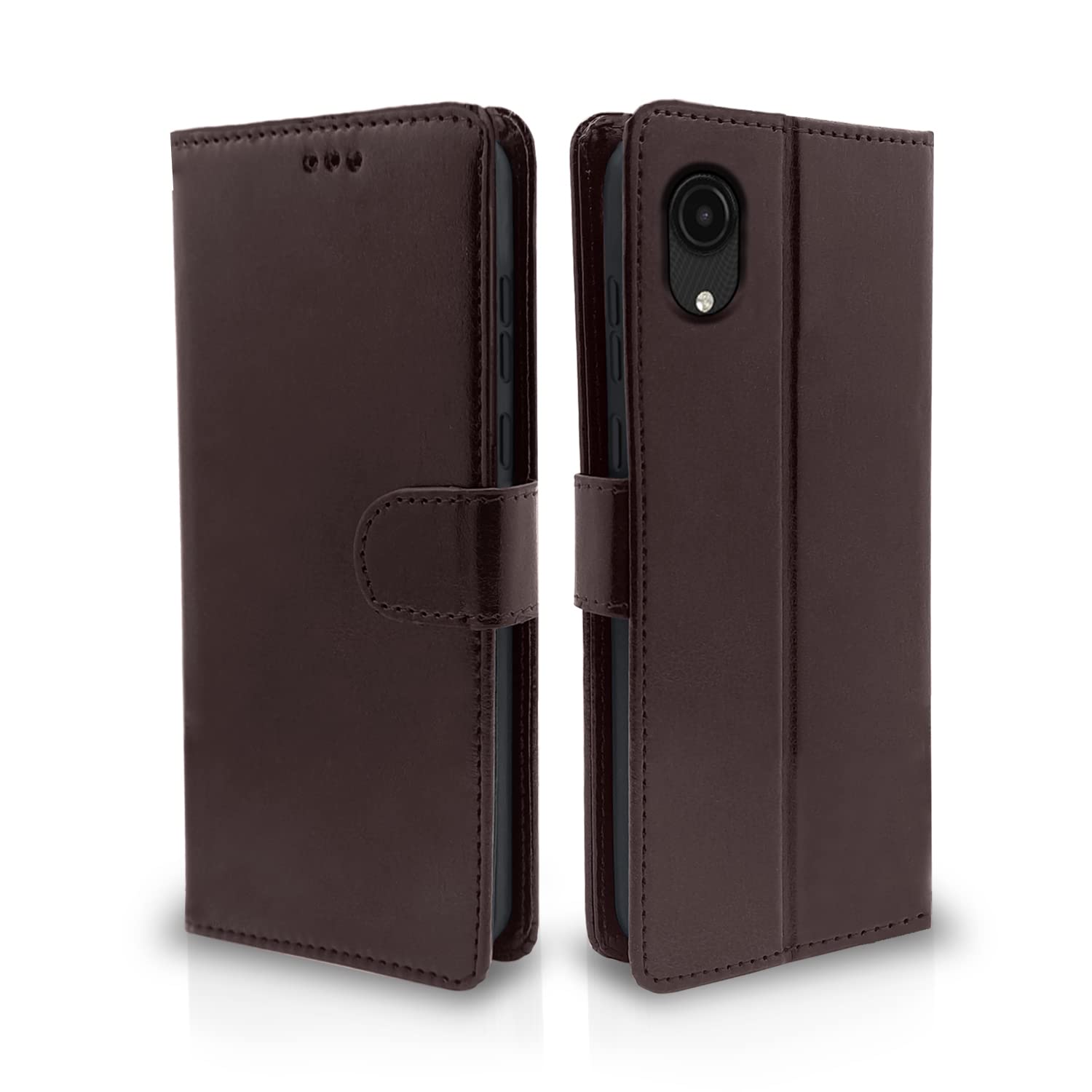Samsung Galaxy A03 Core Vintage Flip Cover - Coffee