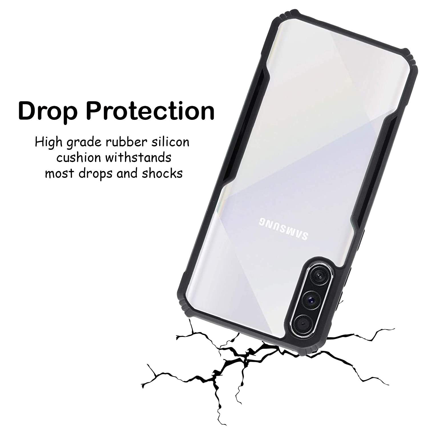 Pikkme Clear back cover for Samsung A50 – photo 2