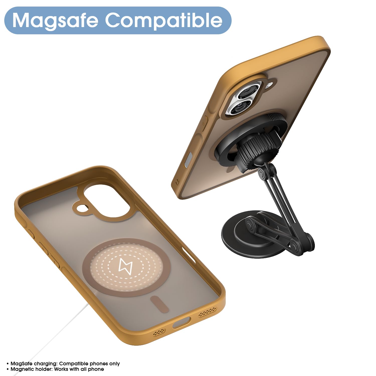iPhone 17 MagSafe mobile cover in brown by Pikkme – photo 7