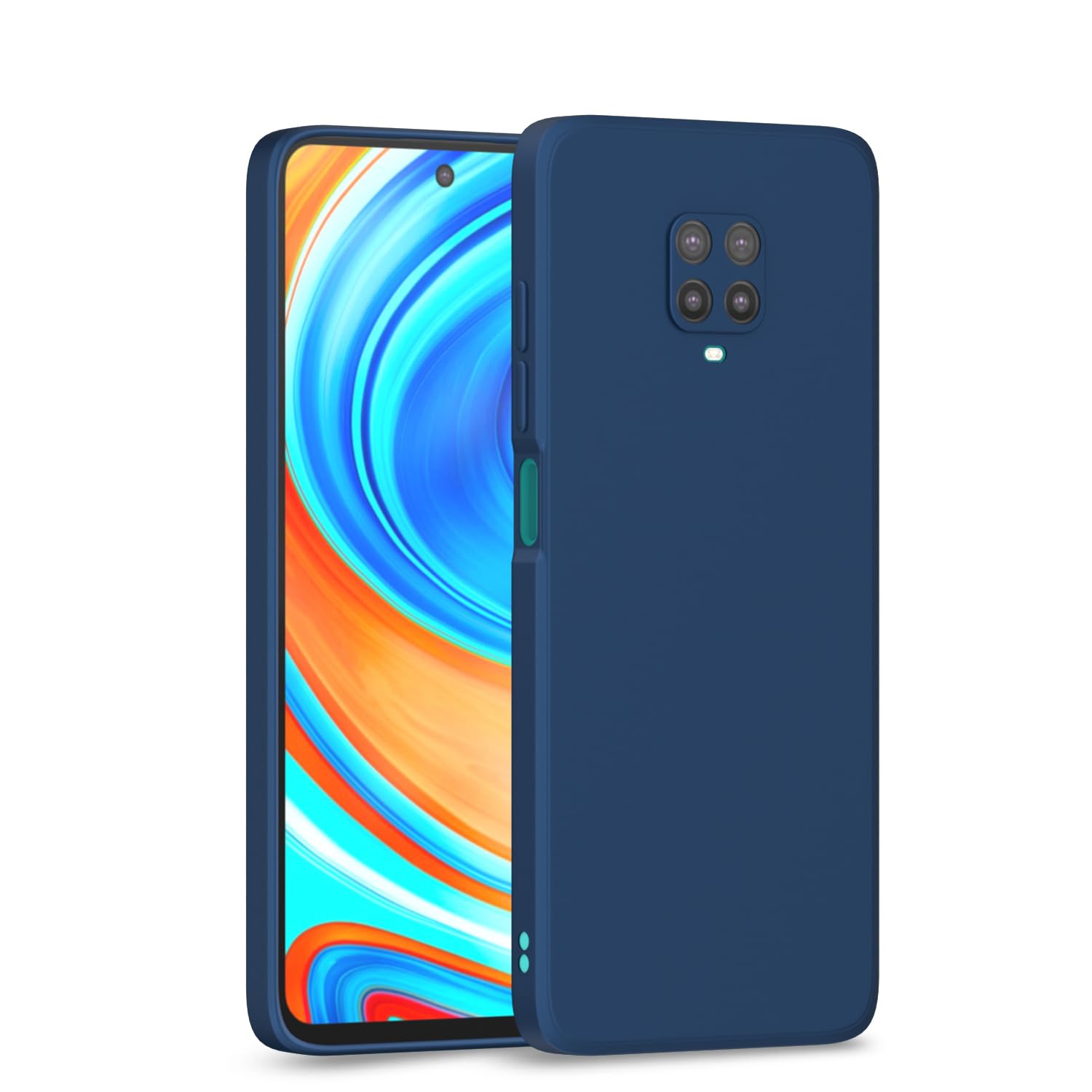 Pikkme Redmi Note 10 Lite / Redmi Note 9 Pro / Note 9 Pro Max Liquid Silicone Back Cover - Blue