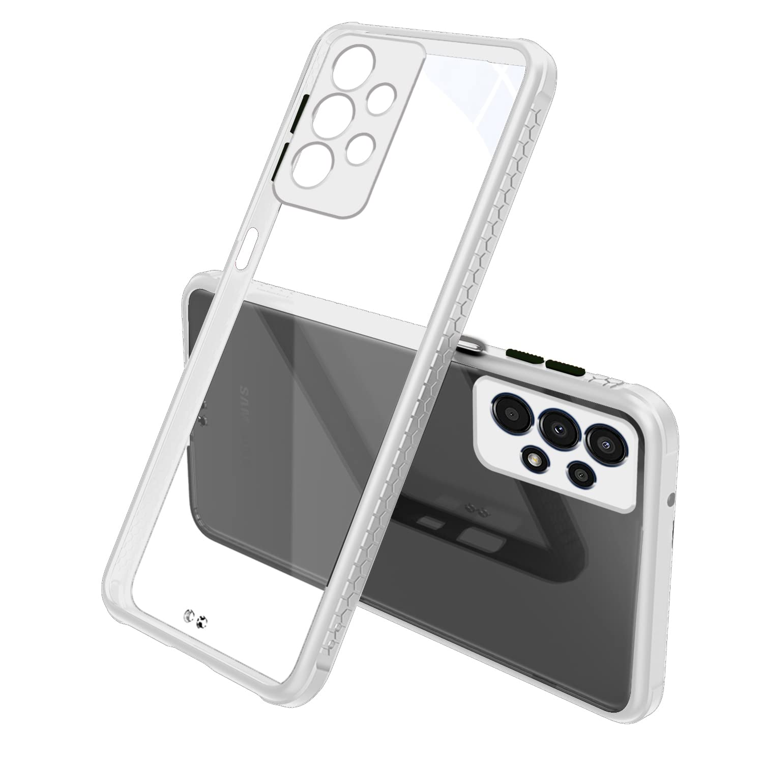 Pikkme Samsung A13 4G white mobile back cover