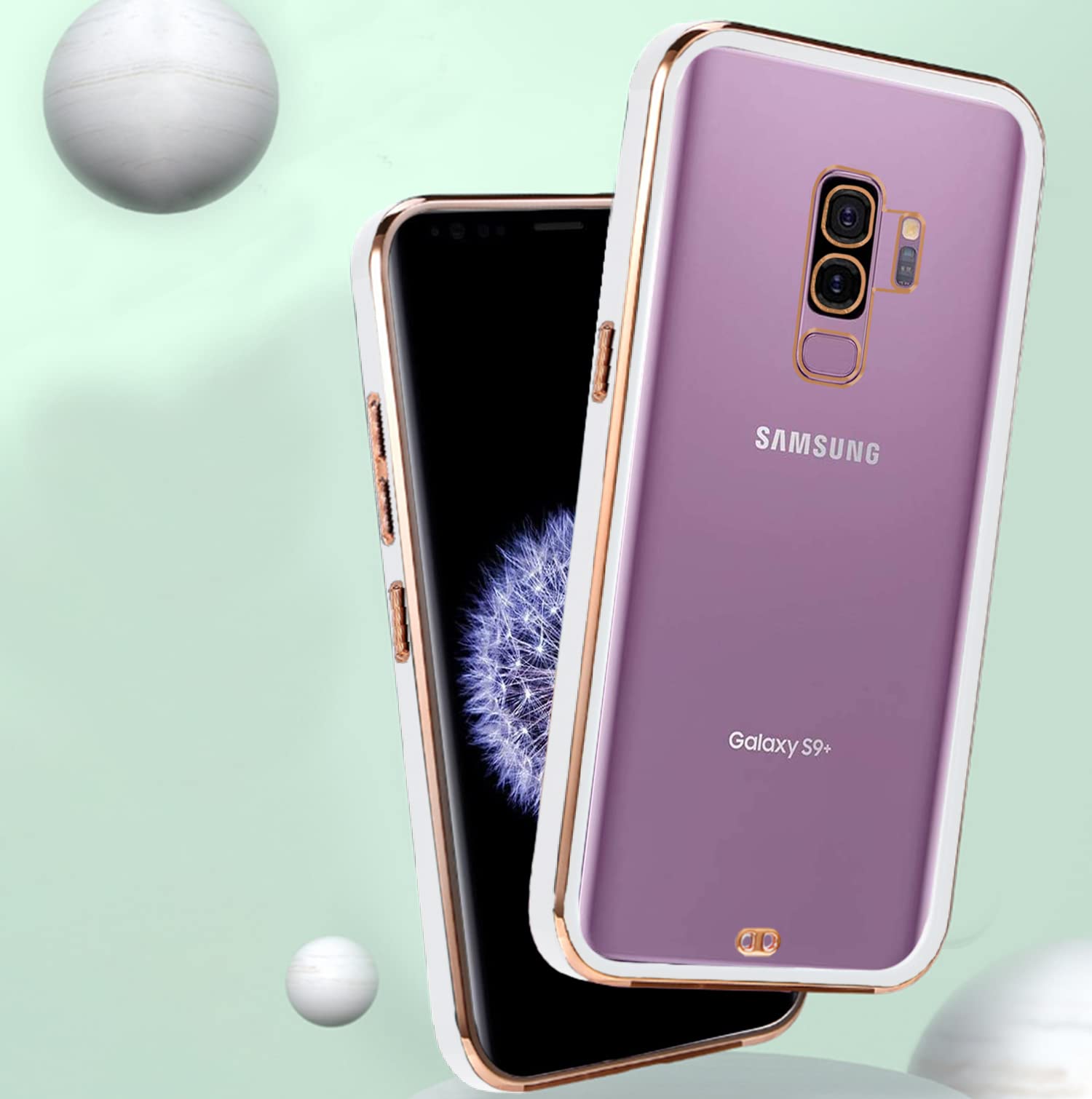 Samsung S9 Plus mobile back cover in white by Pikkme – photo 2