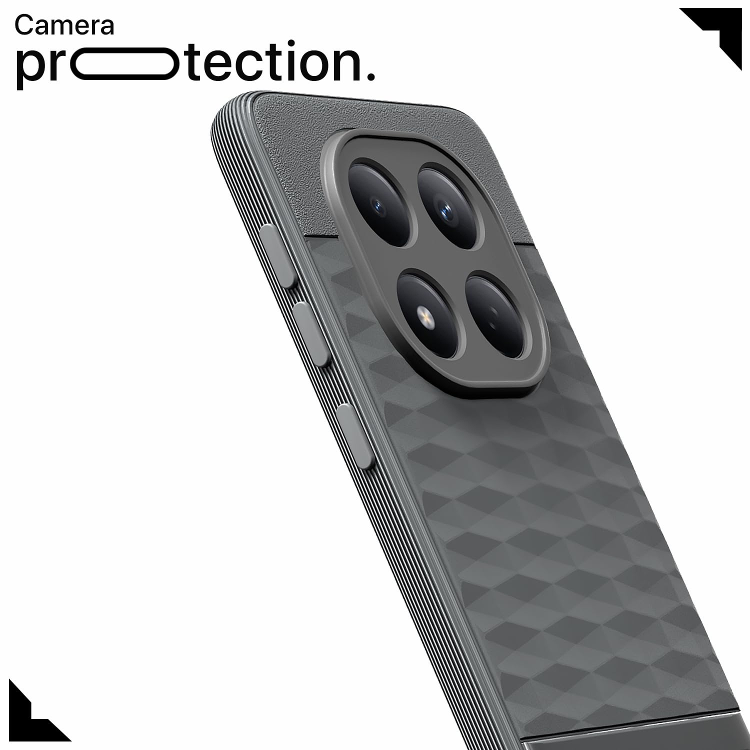 Pikkme Redmi Note 15 Pro 5G grey mobile cover – photo 5