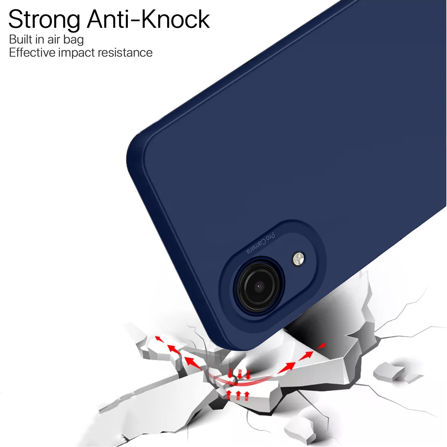 Pikkme Samsung Galaxy A03 Core Liquid Silicone Back Cover | Blue