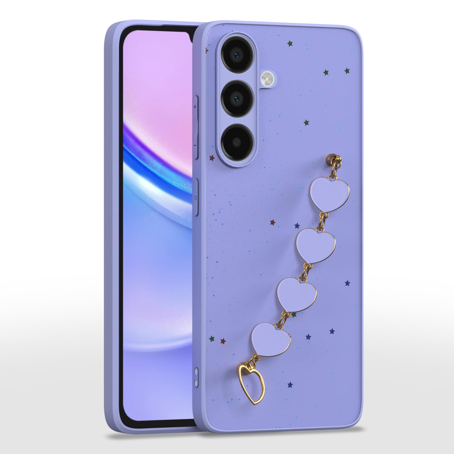 Pikkme Samsung A15 5G Chain purple mobile cover