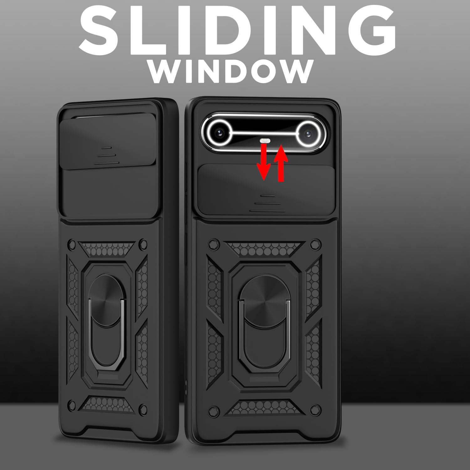 Black D10 Camera Shield back cover for Tecno Pova – Pikkme – photo 2
