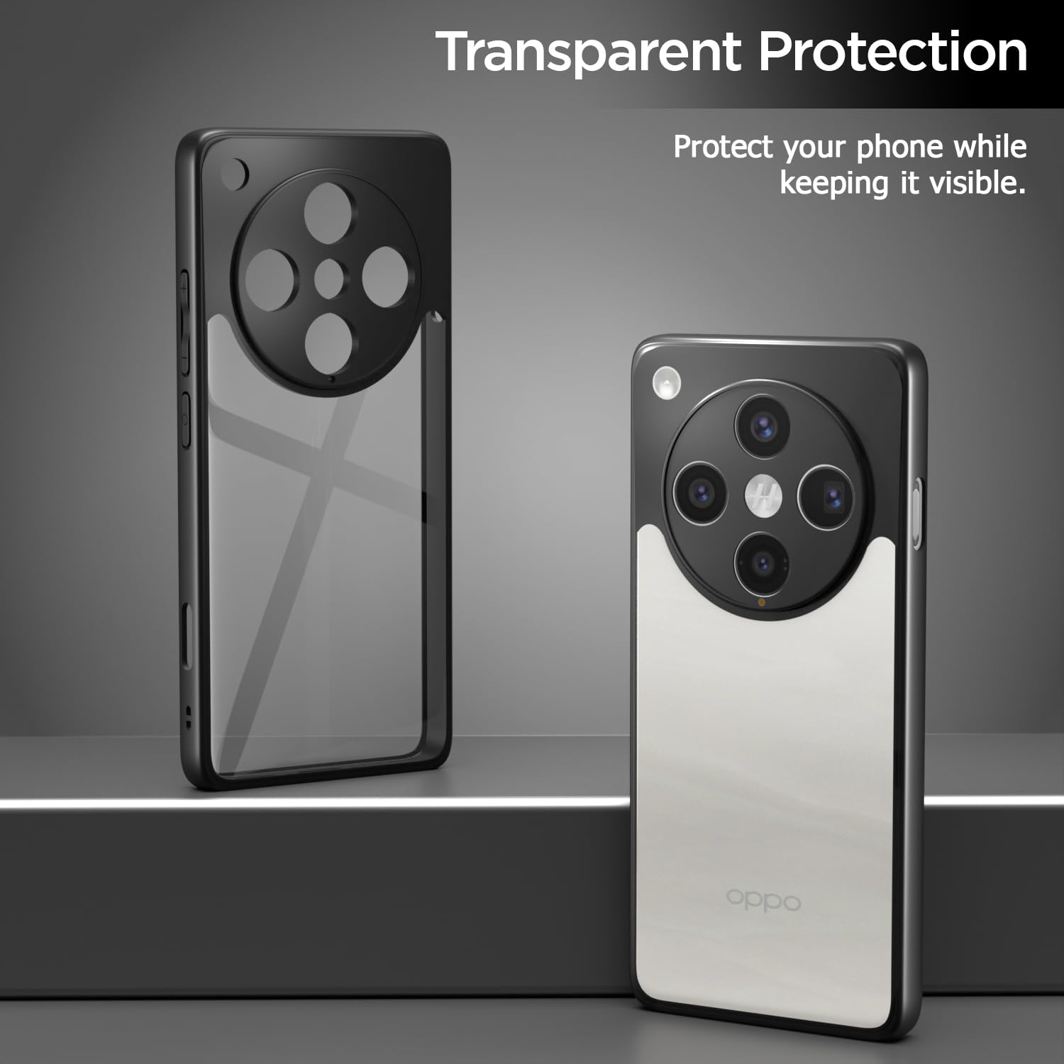 Black Hybrid back cover for Oppo Find X8 Pro 5G – Pikkme – photo 3