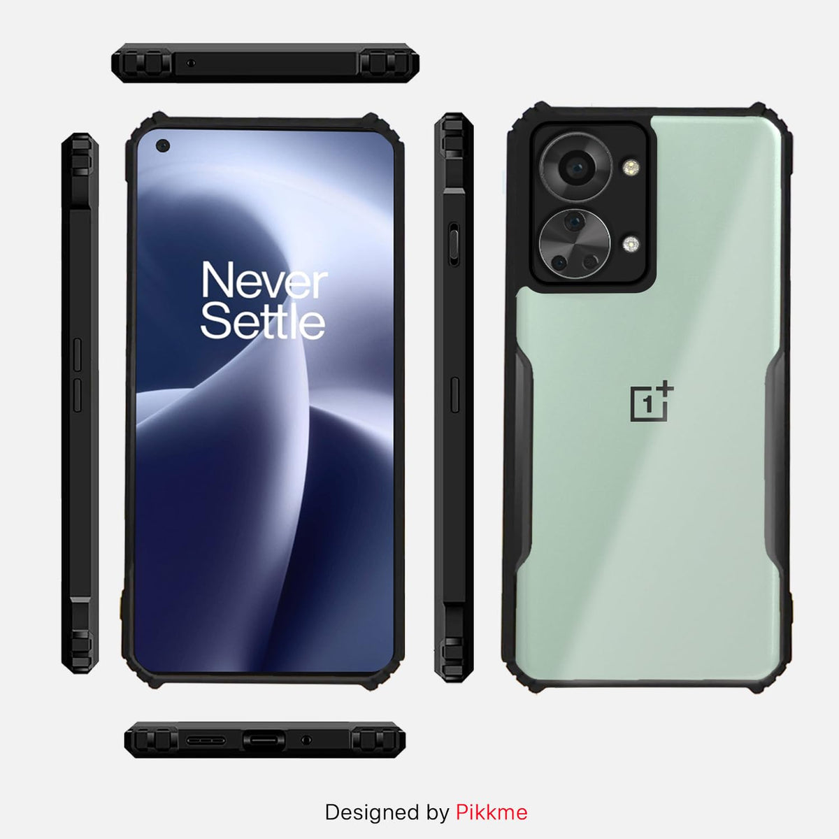 Pikkme black mobile cover for OnePlus Nord 2T 5G – photo 3