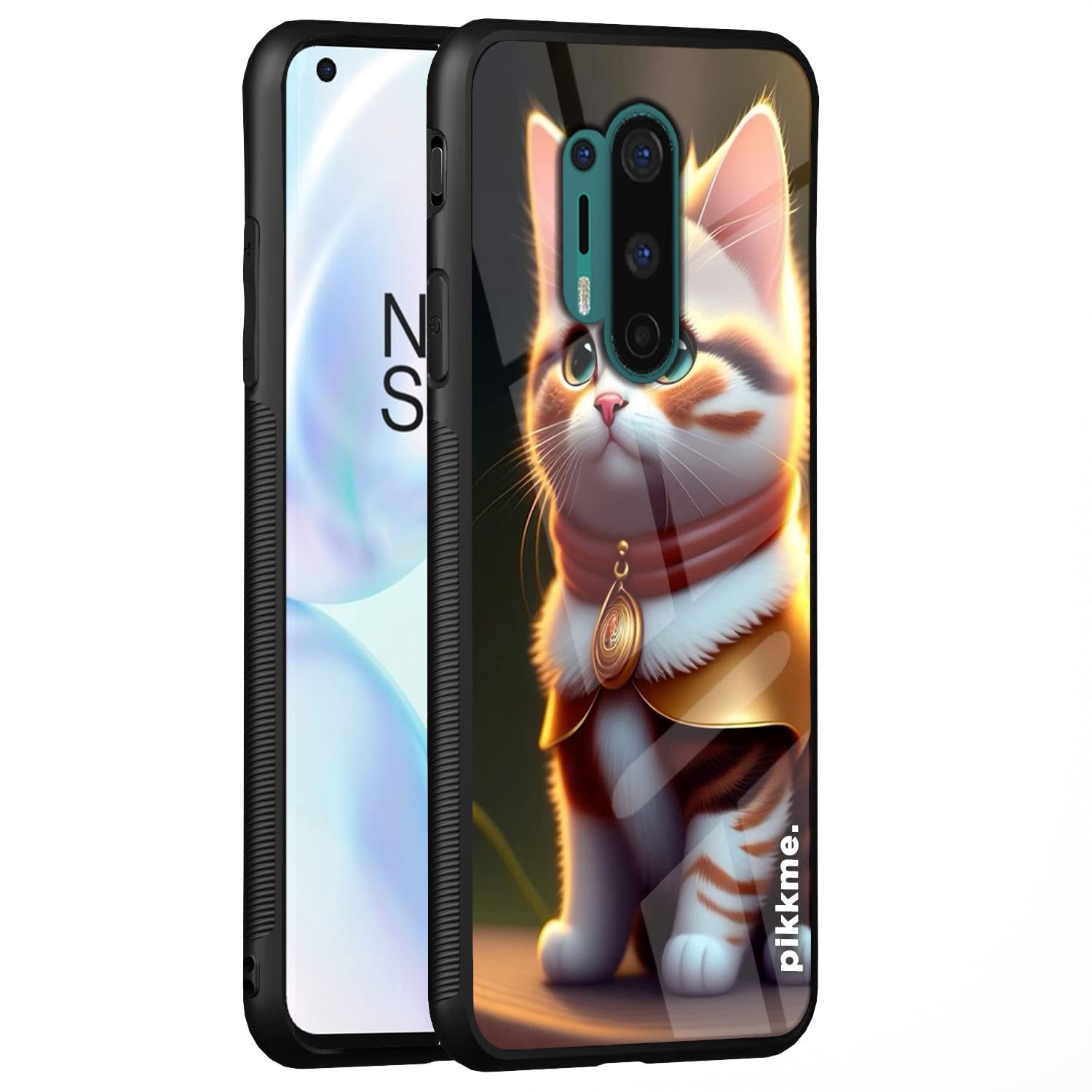 Pikkme OnePlus 8 Pro Cat mobile cover