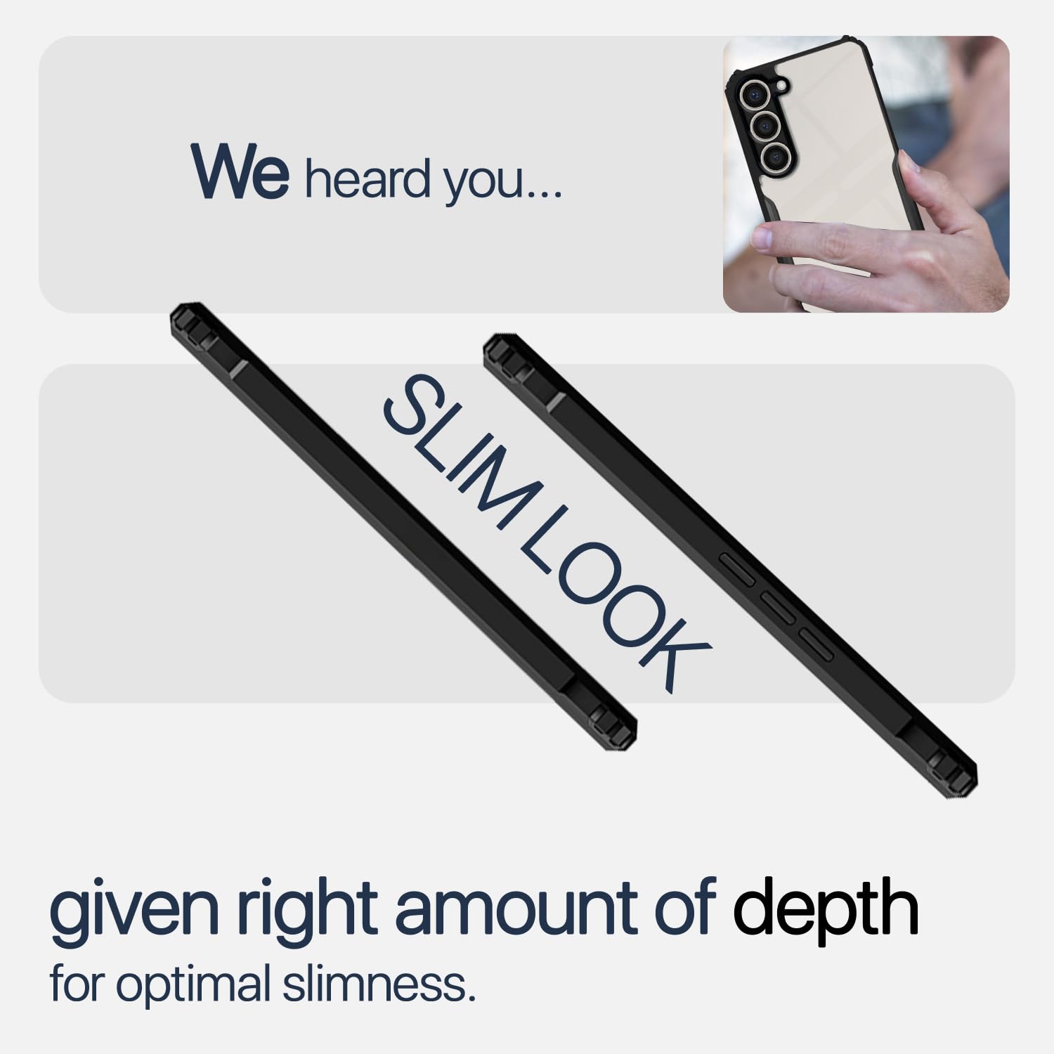 Black phone cover for Samsung S23 Plus – Pikkme – photo 7