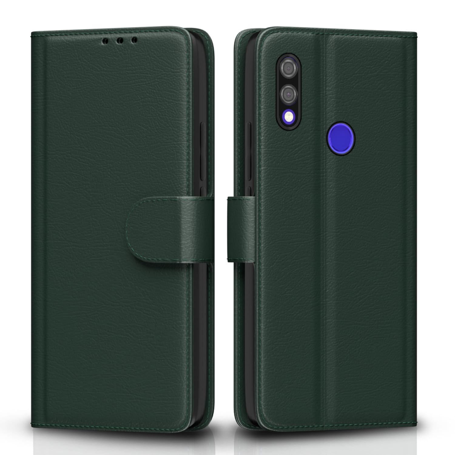 Redmi Note 7 Pro Green Vintage Flip Cover