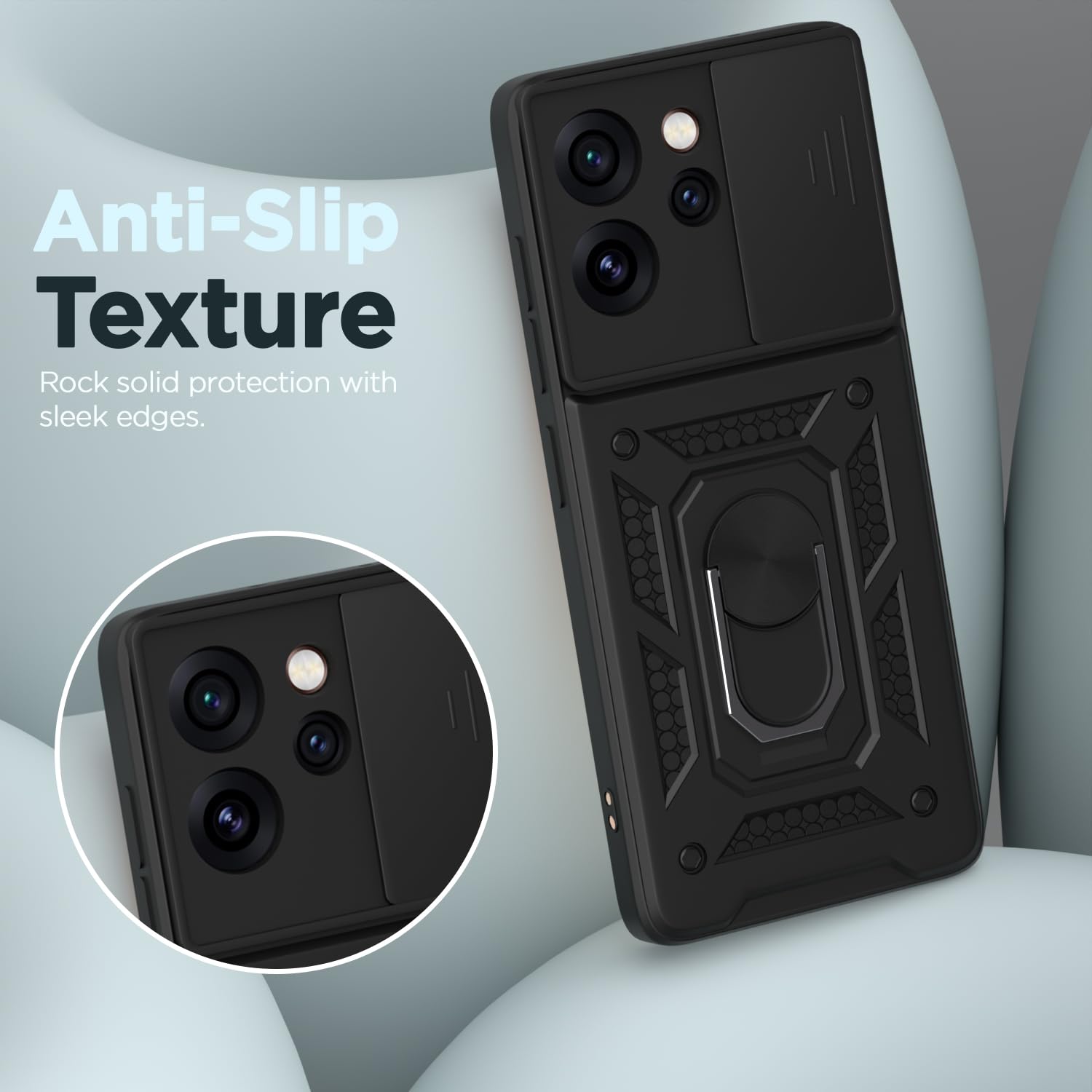 Oppo Reno 15 Pro Mini 5G/360 D10 Camera Shield back cover in black by Pikkme – photo 7