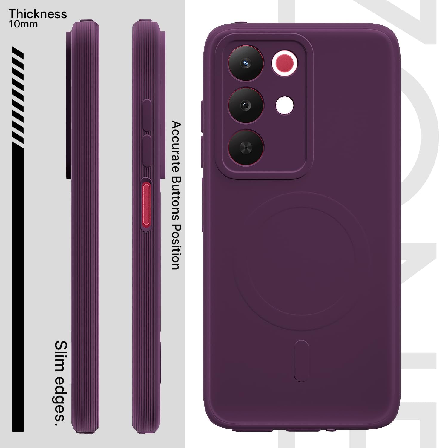 Realme Narzo 90X/C85/15X 5G mobile back cover in purple by Pikkme – photo 3