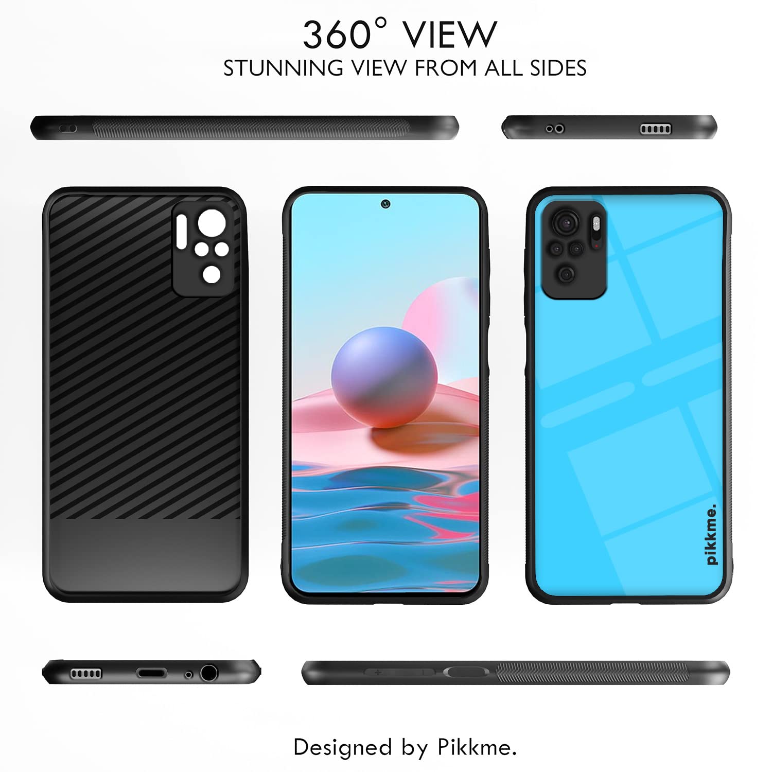 Redmi Note 10/Note 10s Hybrid back cover by Pikkme – photo 2