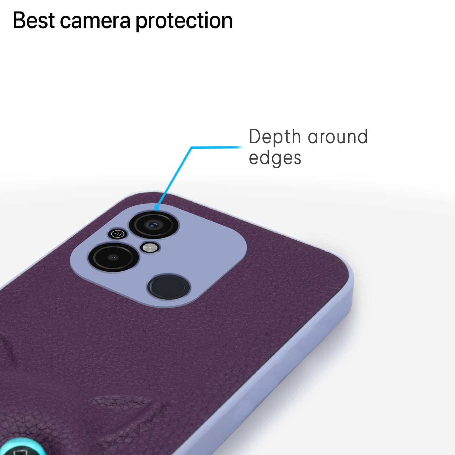 Pikkme Redmi 12C/Poco C55 Cat purple back cover – photo 6