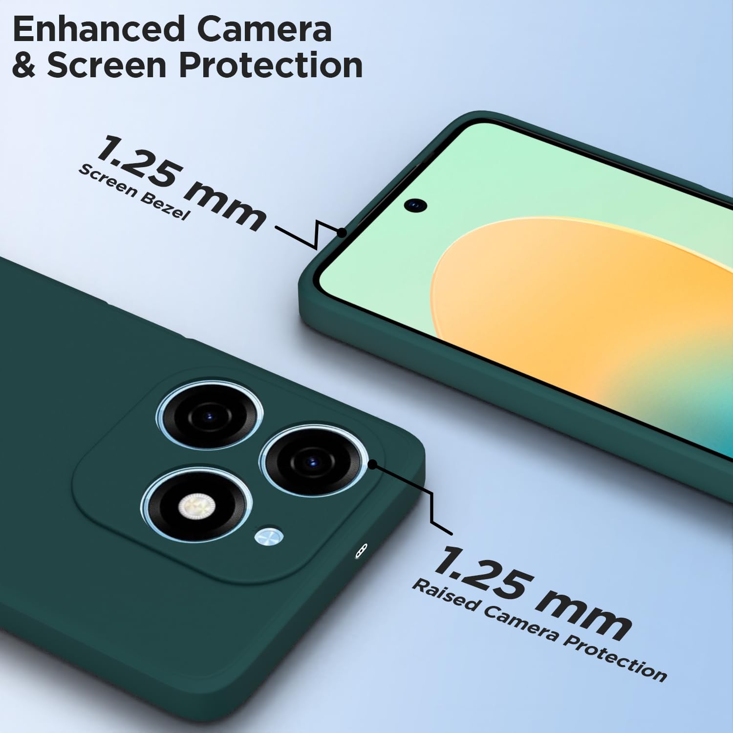 Pikkme TECNO Spark Go 2024 Liquid Silicone Back Cover (Green)