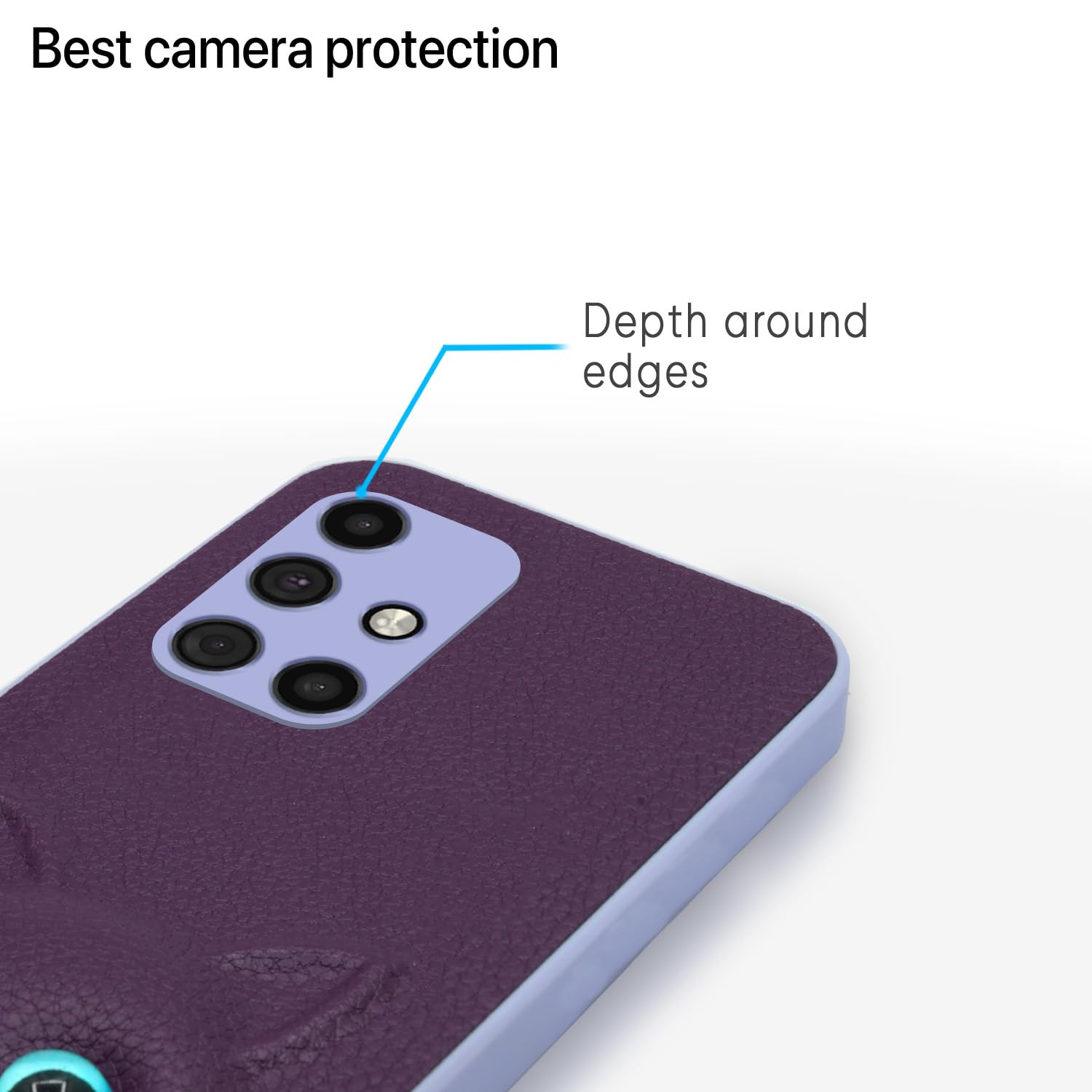 Pikkme Samsung Galaxy M31s Kitty Back Cover (Purple)