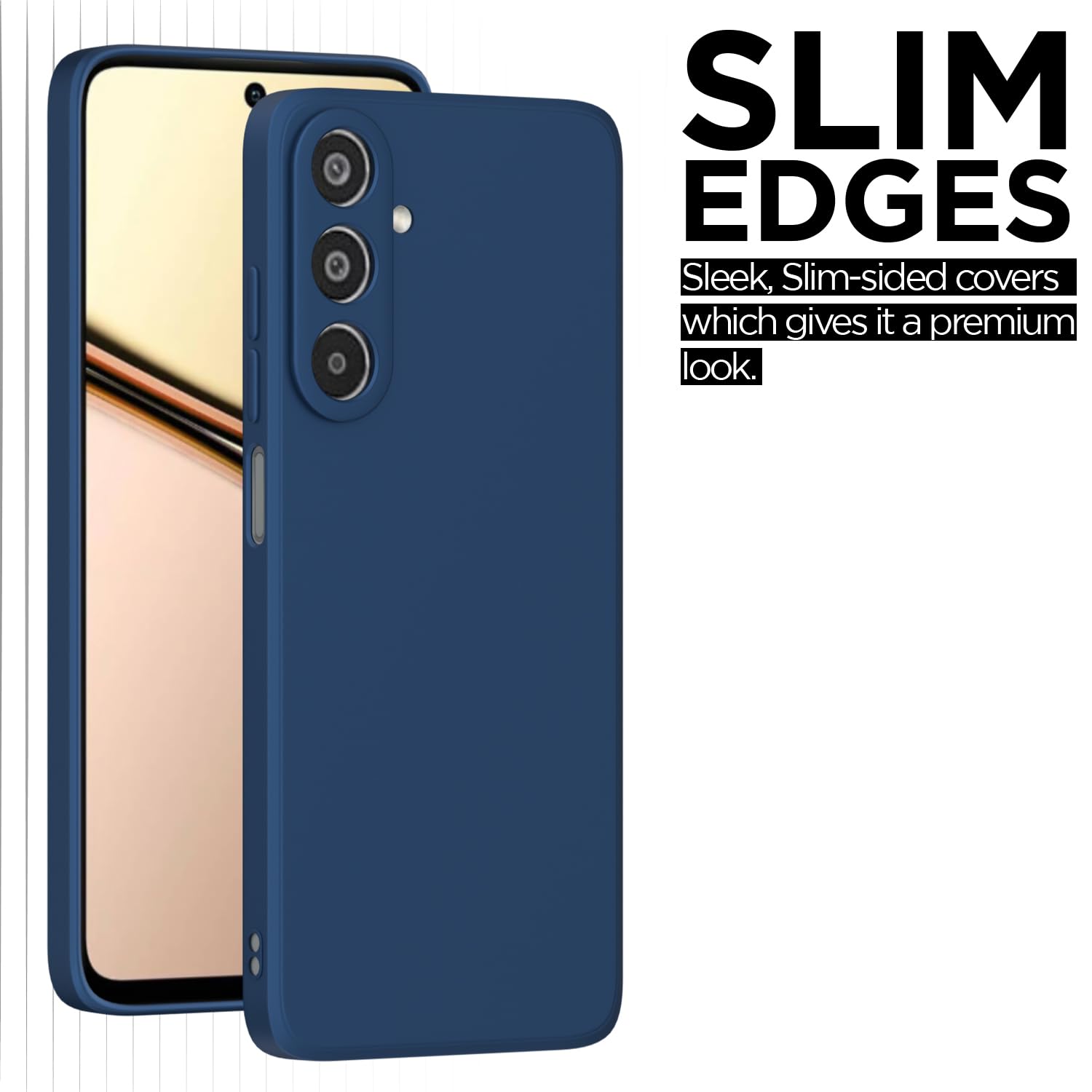 Pikkme Samsung M35 5G Matte blue mobile back cover – photo 6