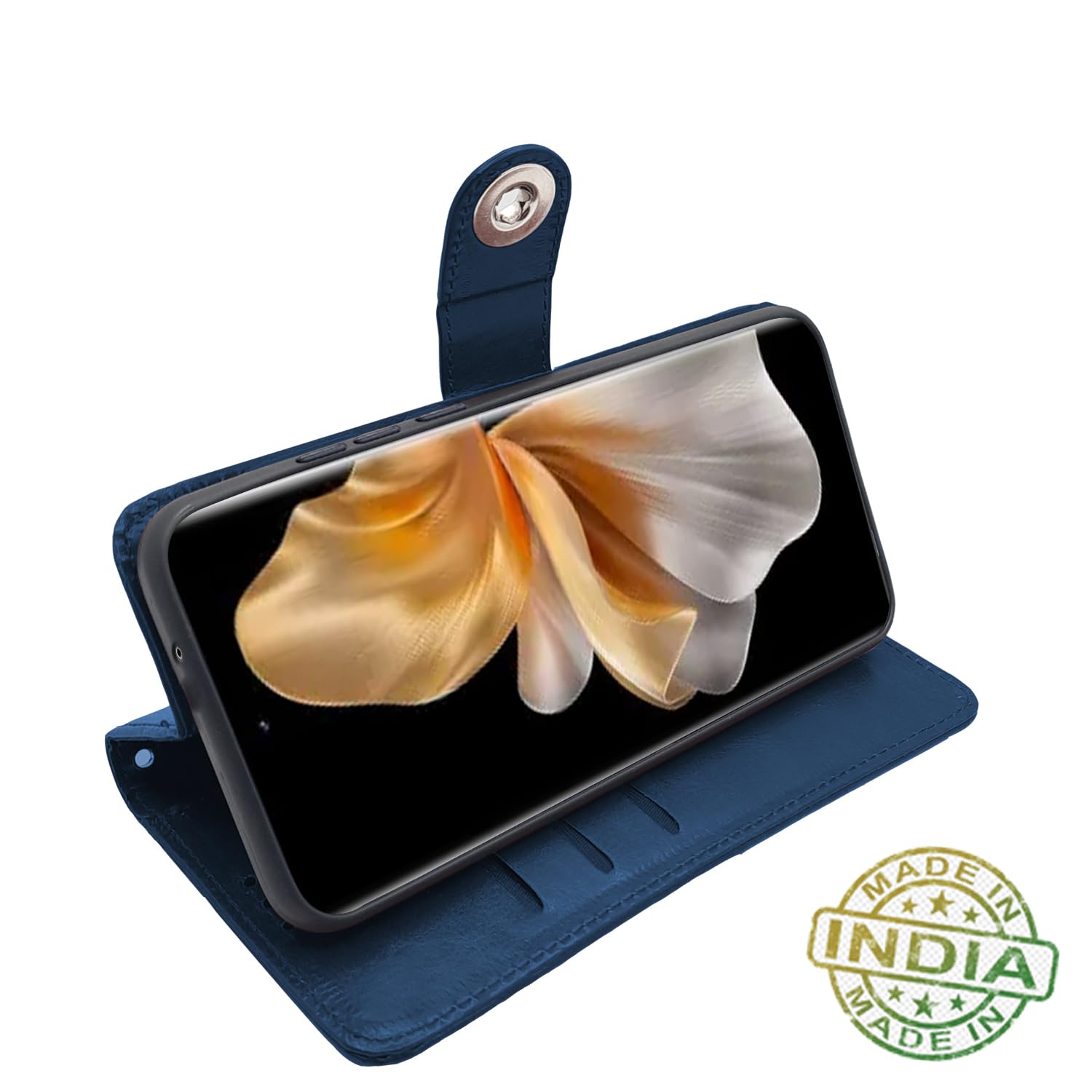 Blue Button flip case for Vivo V30 Pro 5G – Pikkme – photo 5