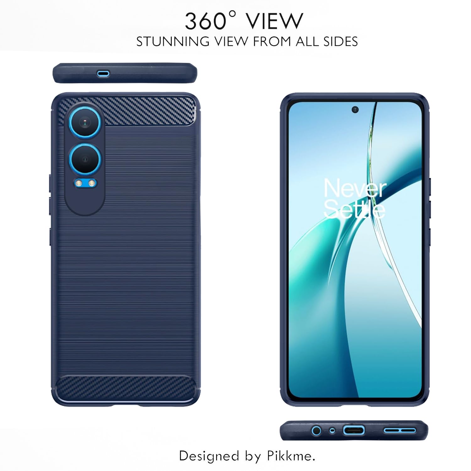 Blue Hybrid mobile back cover for OnePlus Nord CE 4 Lite 5G – Pikkme – photo 7