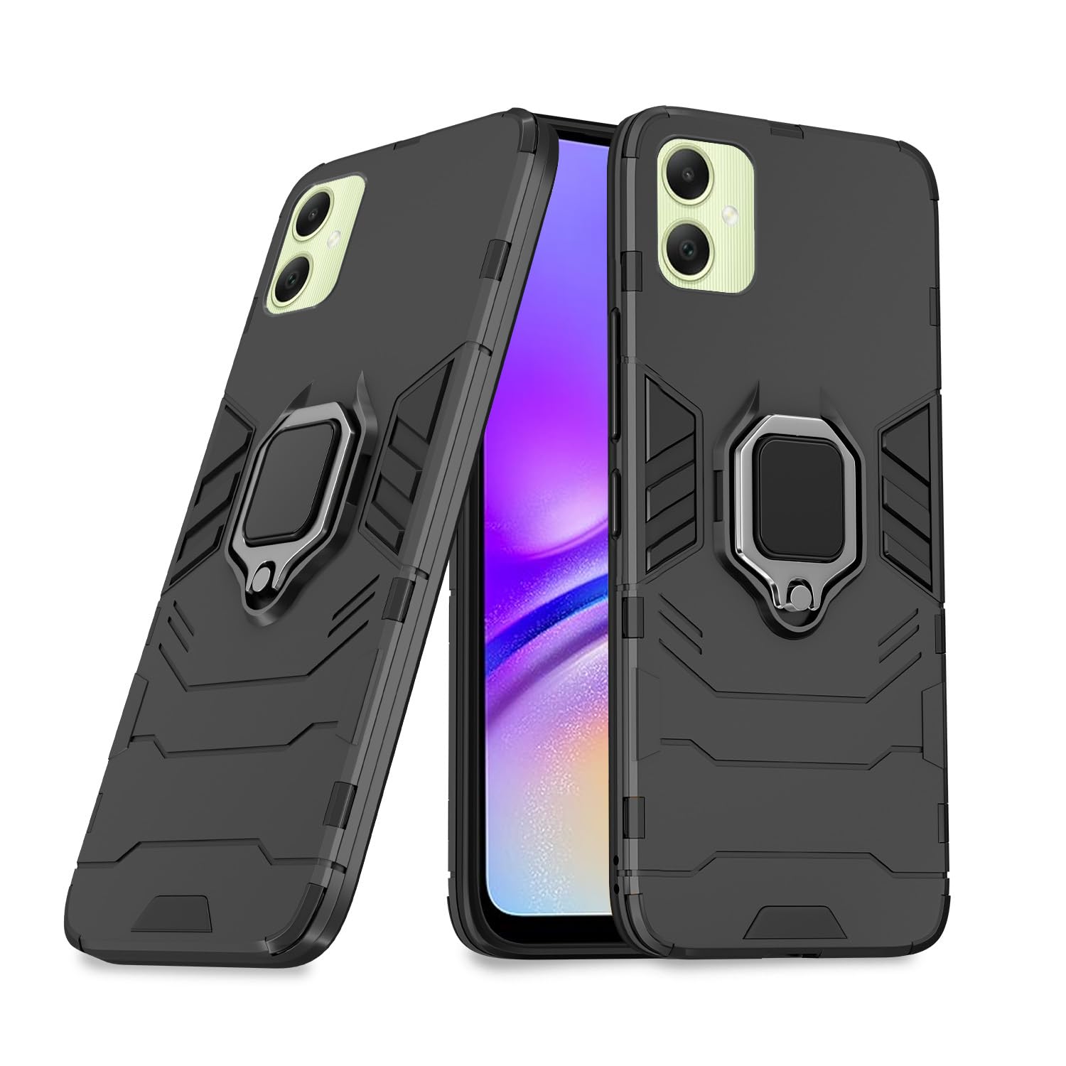 Samsung Galaxy A05 / M05 / F05 D5 Tough Armor Back Cover - Black