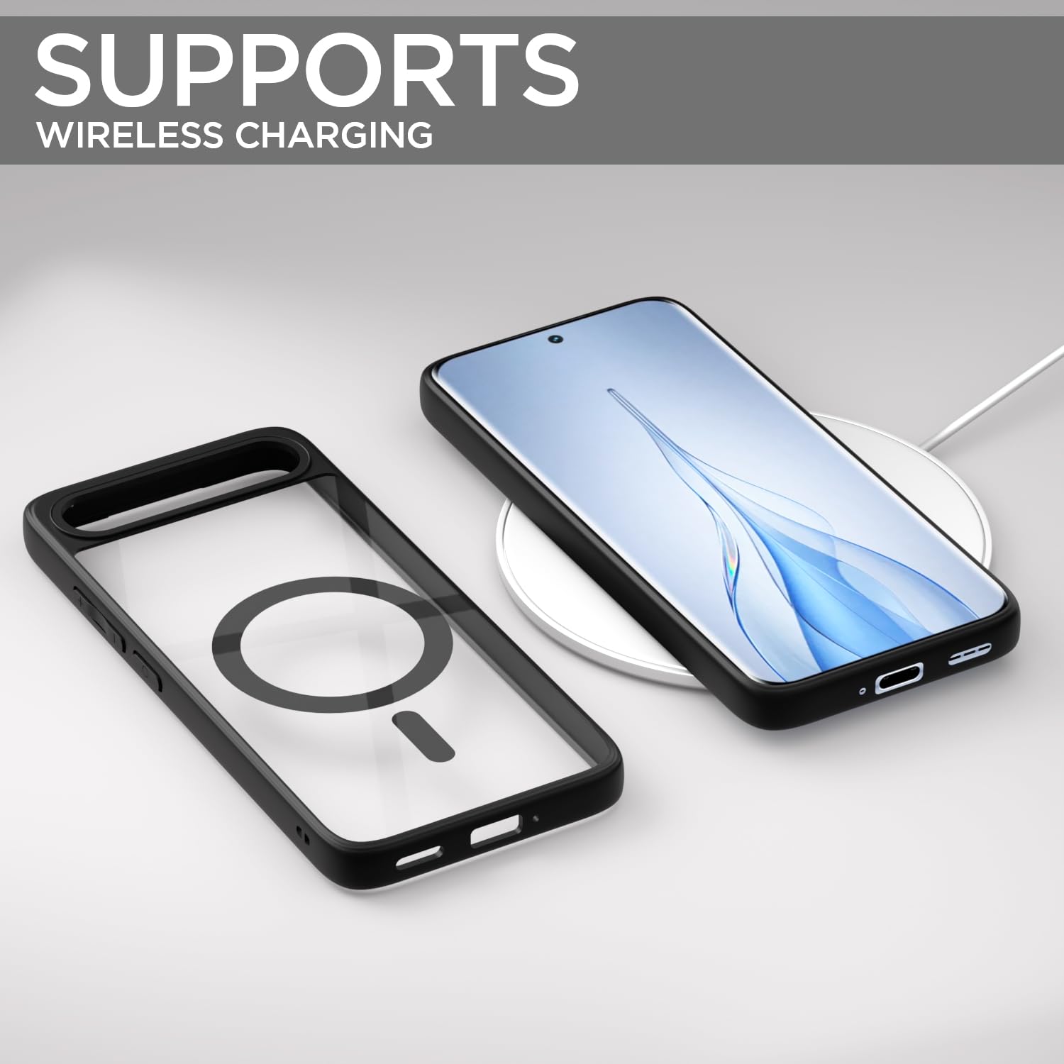 Pikkme black mag-safe mobile cover for Tecno Pova – photo 7