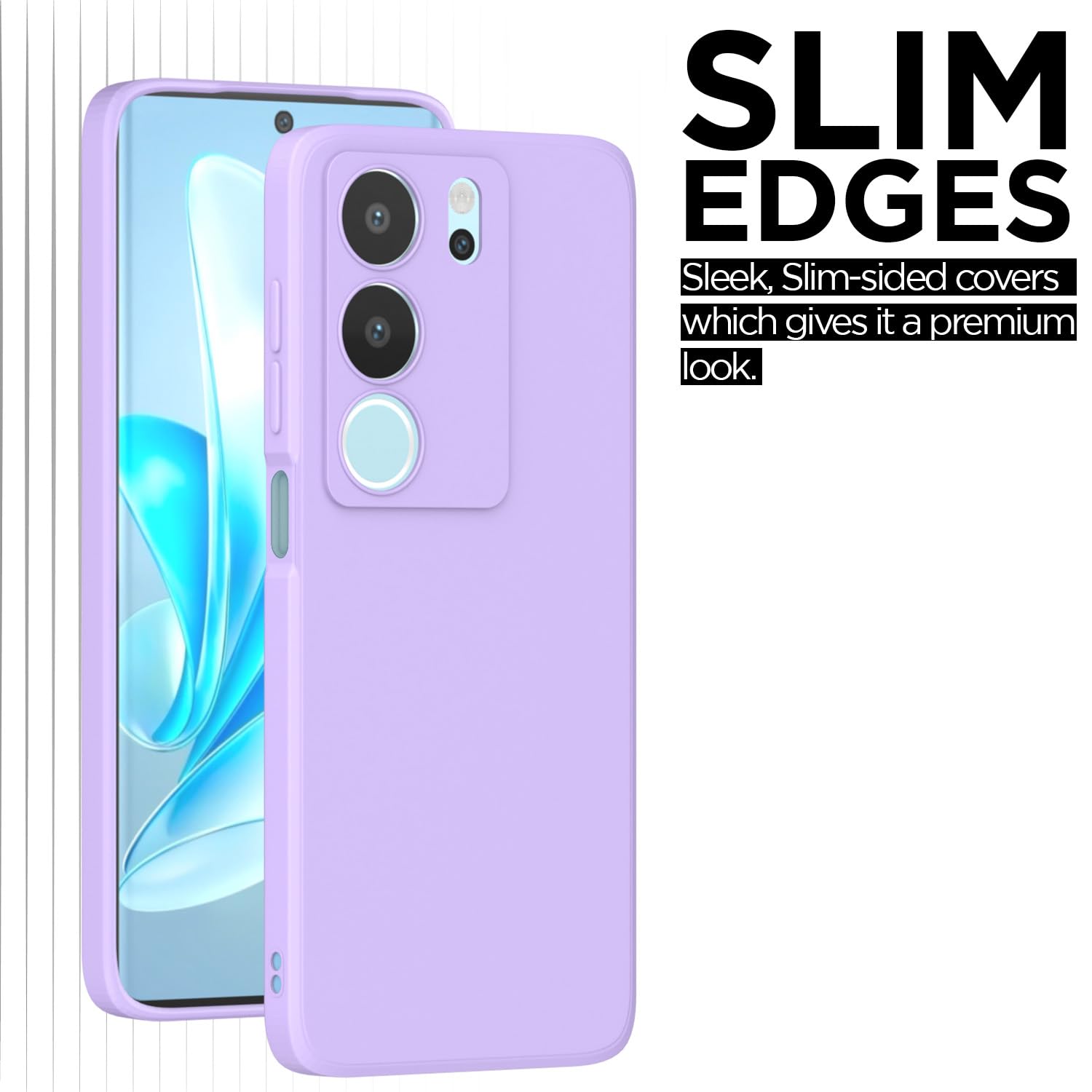 Vivo Y29 5G/Y19s Matte mobile back cover in purple by Pikkme – photo 6