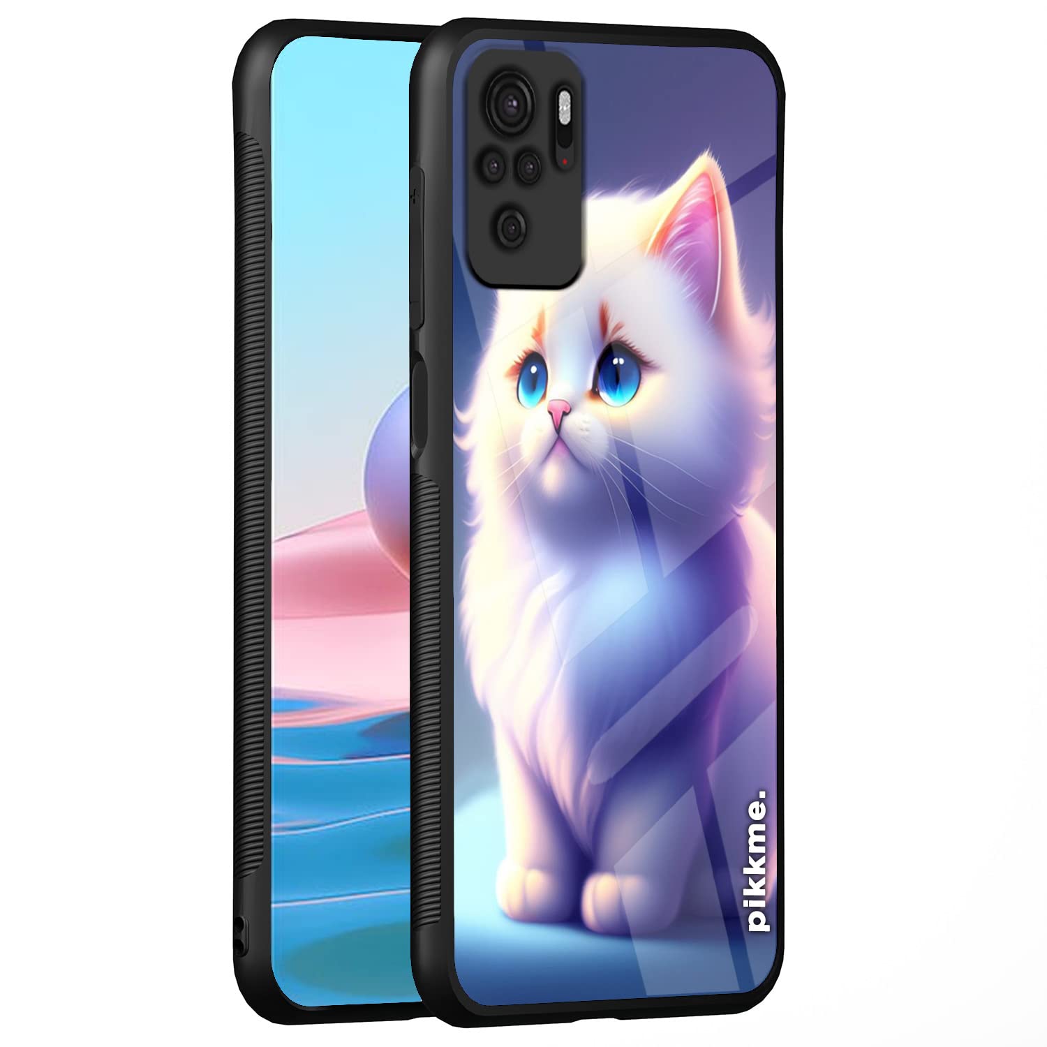 Pikkme Cat phone cover for Redmi Note 10/Note 10s