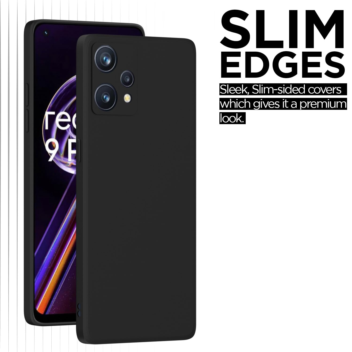 Pikkme black Matte phone cover for Realme 9 Pro Plus 5G/9 4G – photo 6