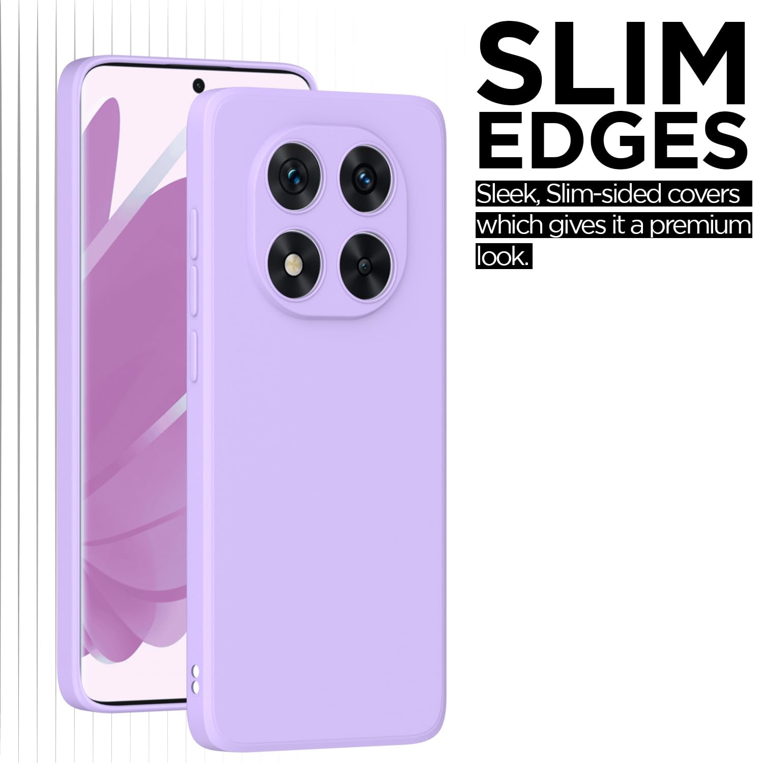 Redmi Note 14 Pro 5G Matte mobile back cover in purple by Pikkme – photo 6