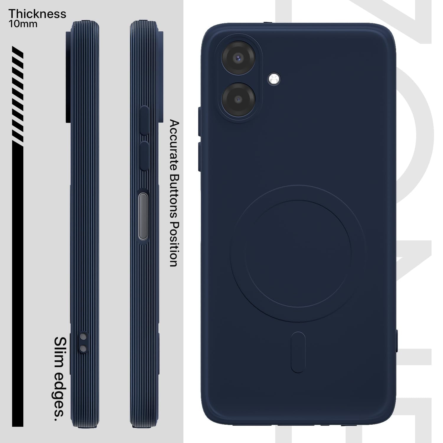 Pikkme blue back cover for Samsung F70e 5G/M07/F07/A07/A07 5G – photo 3