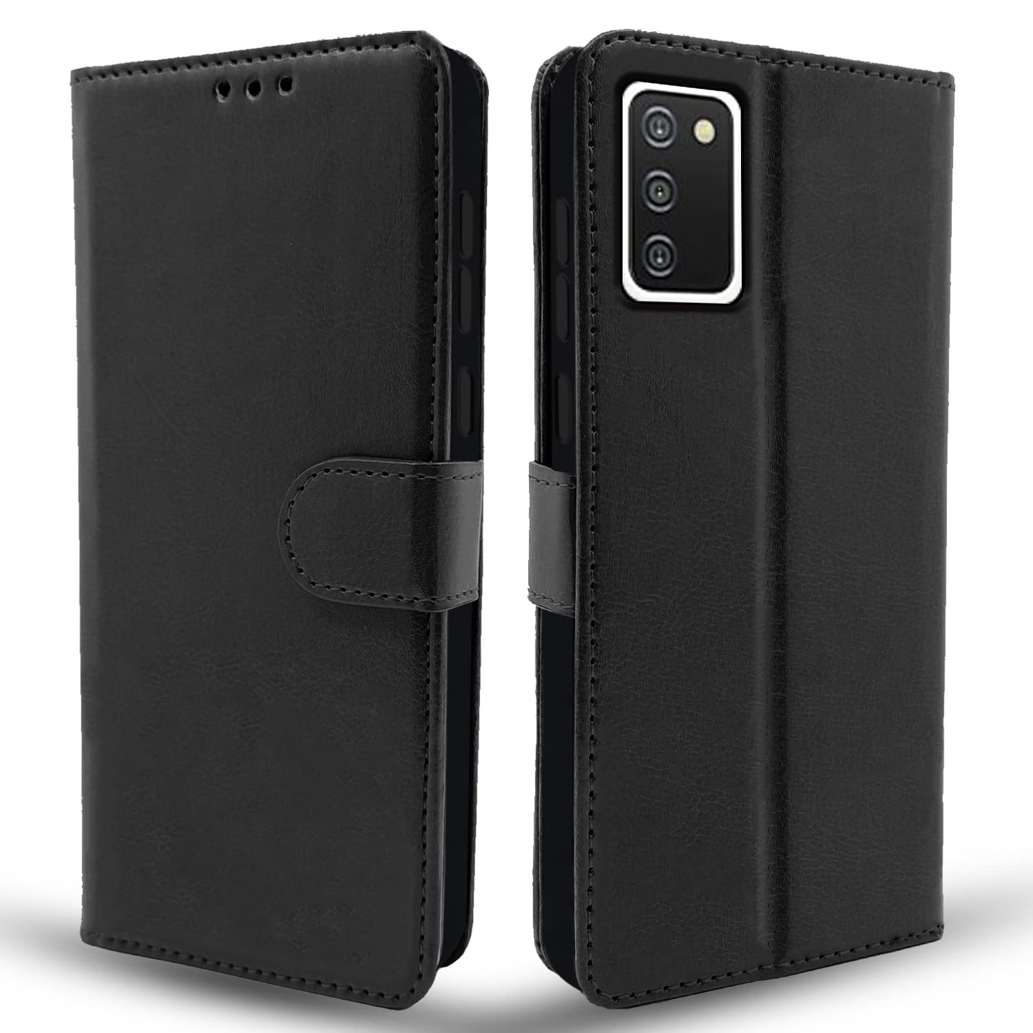 Pikkme black flip case for Samsung A03s
