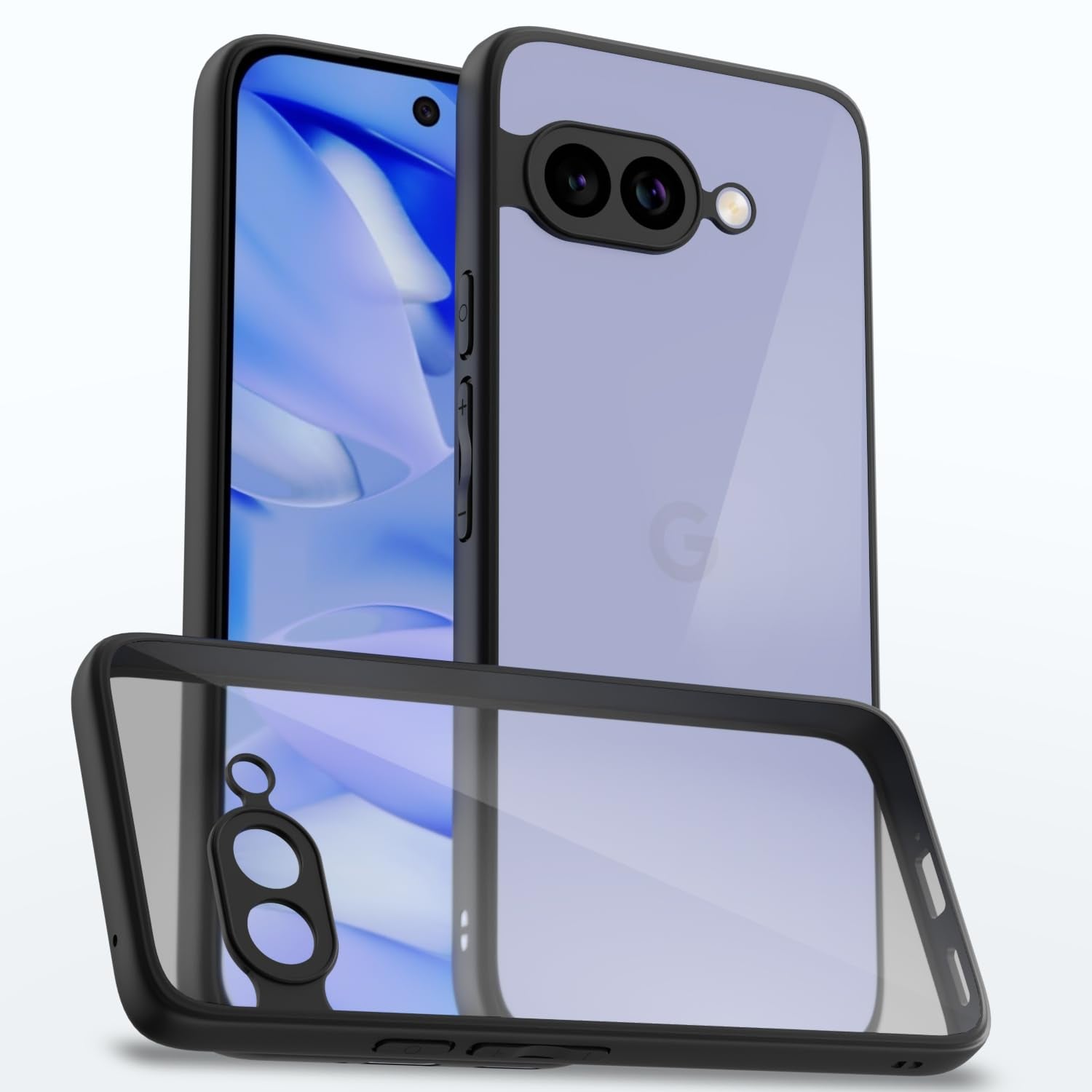 Pikkme Google Pixel 9a black back cover