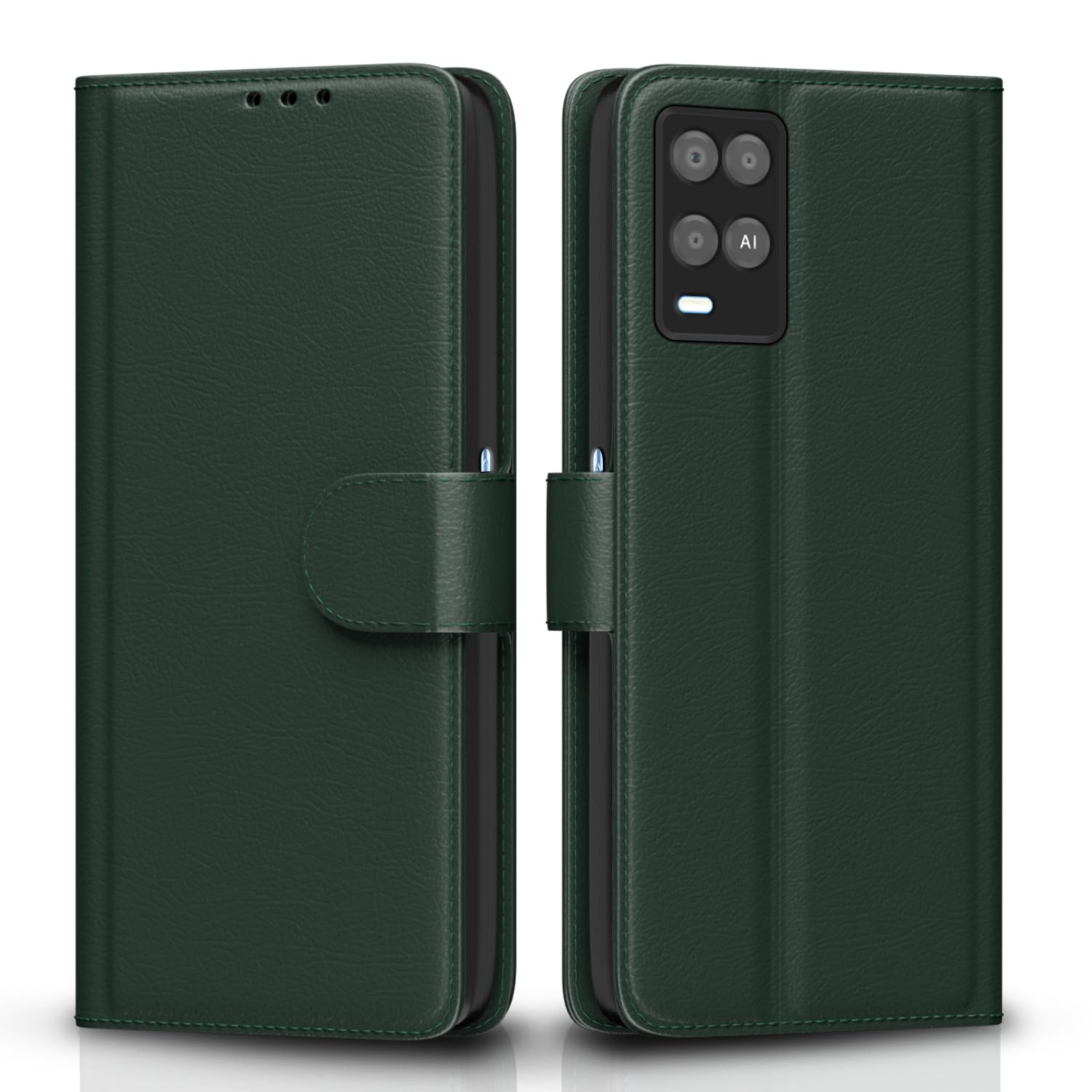 Green flip cover for Oppo A54 4G – Pikkme