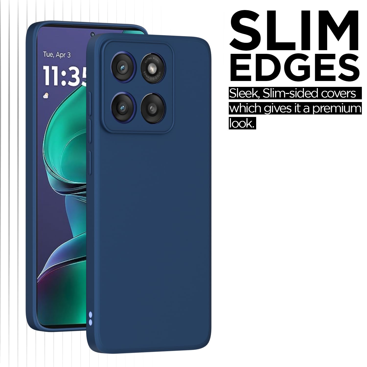 Pikkme blue mobile back cover for Moto Edge 60 – photo 6