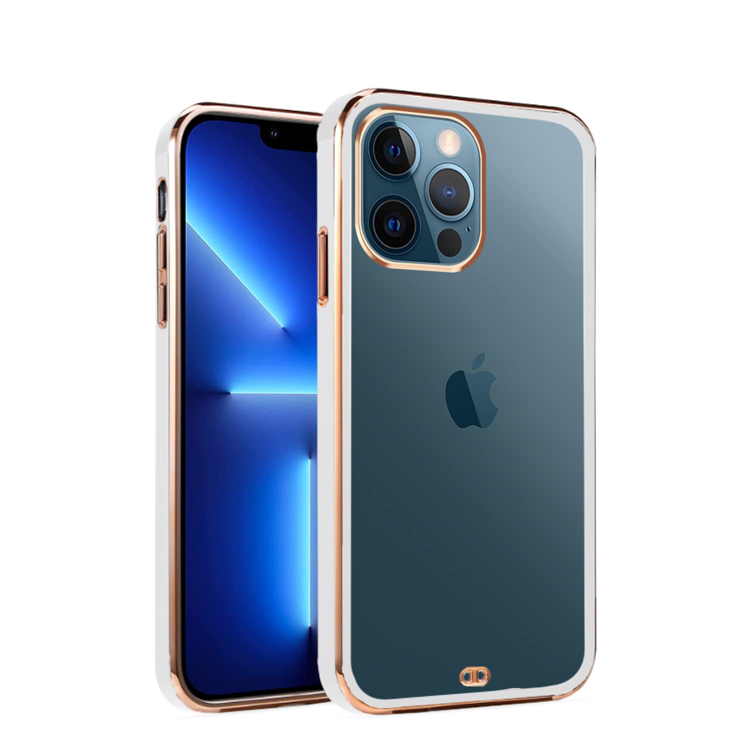 White Chrome mobile back cover for iPhone 13 Pro – Pikkme